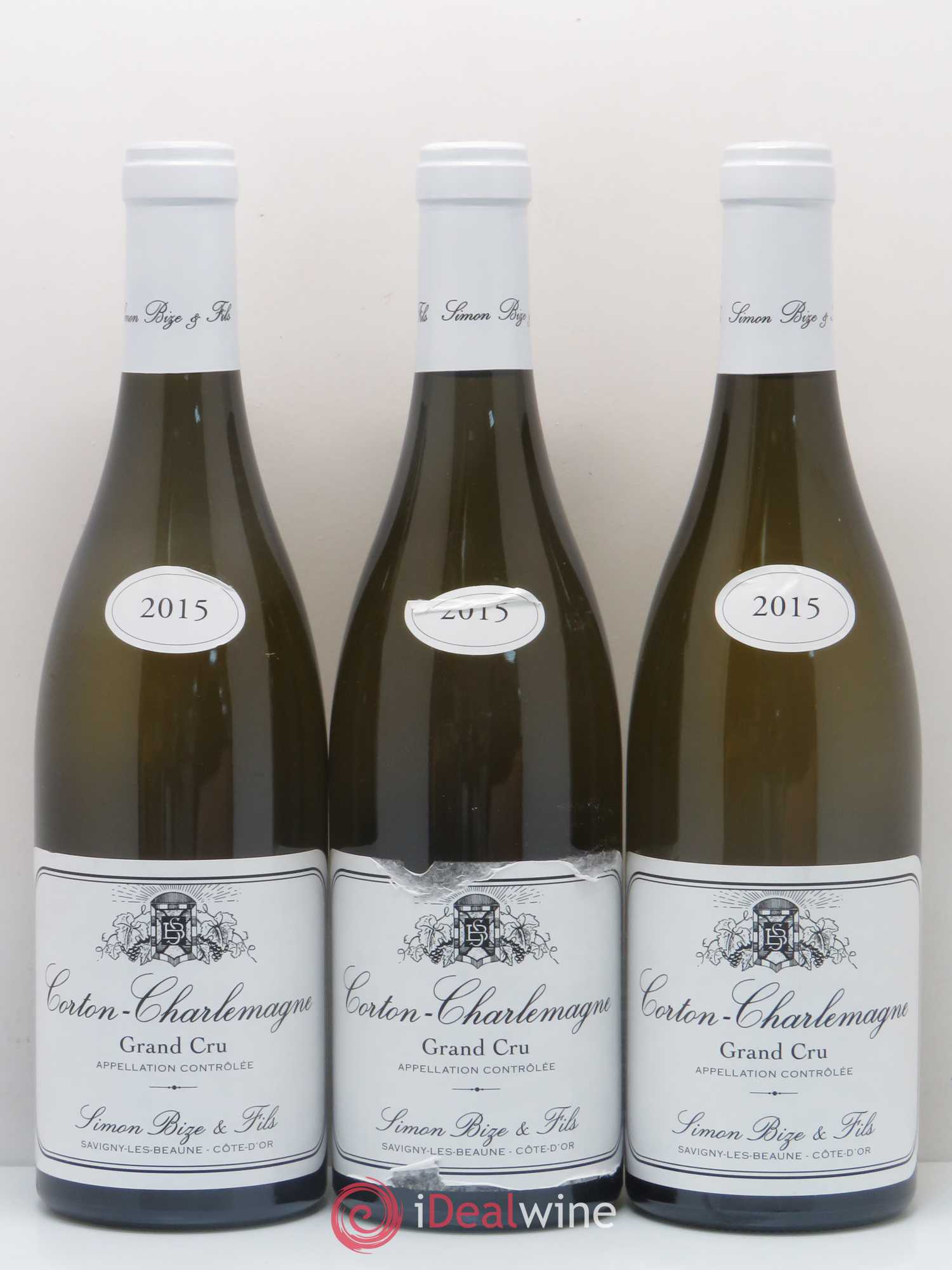 Corton-Charlemagne Grand Cru Domaine Simon Bize 2015 - Lot de 6 bouteilles - 2