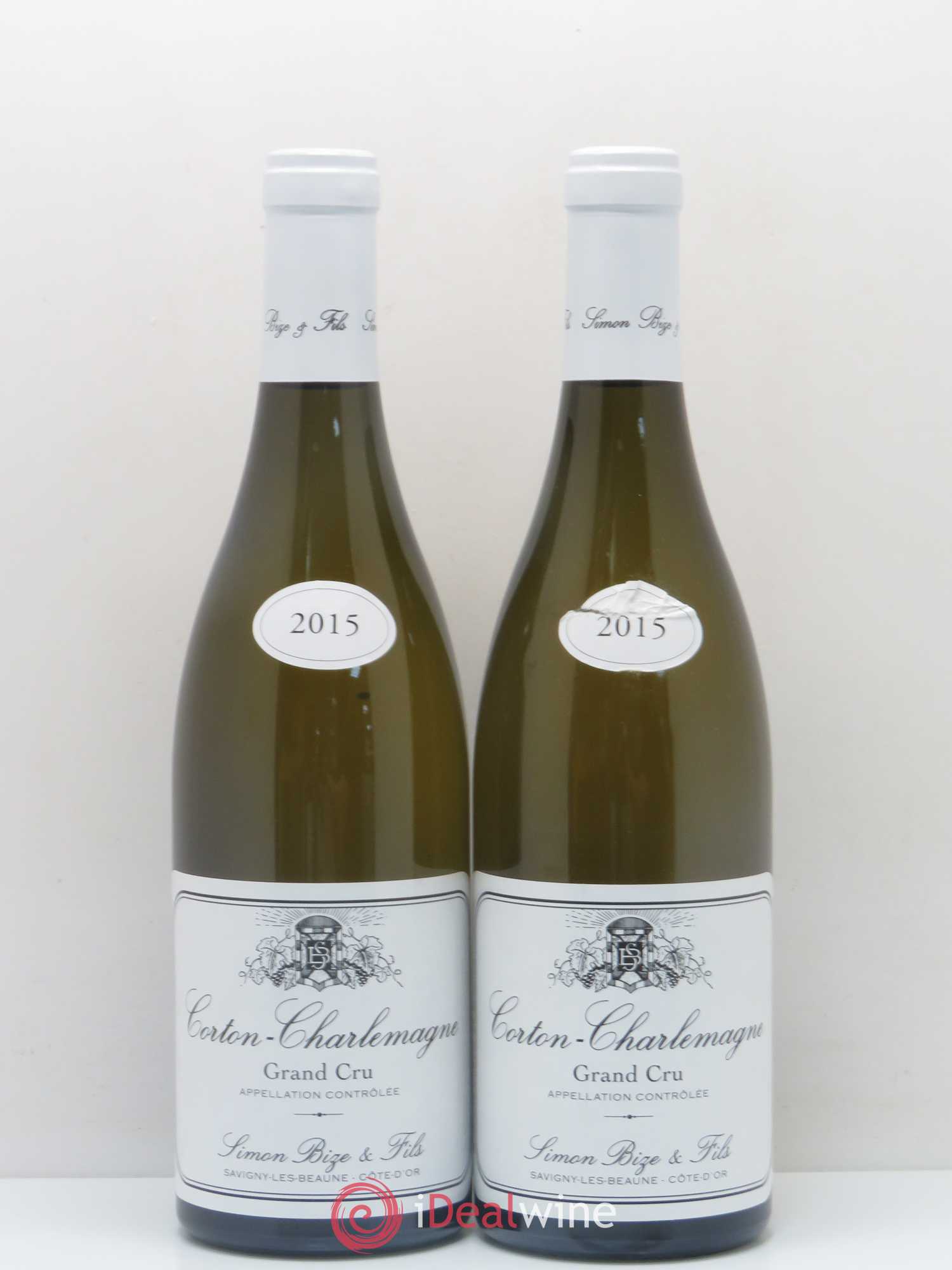Corton-Charlemagne Grand Cru Domaine Simon Bize 2015 - Lot de 5 bouteilles - 2