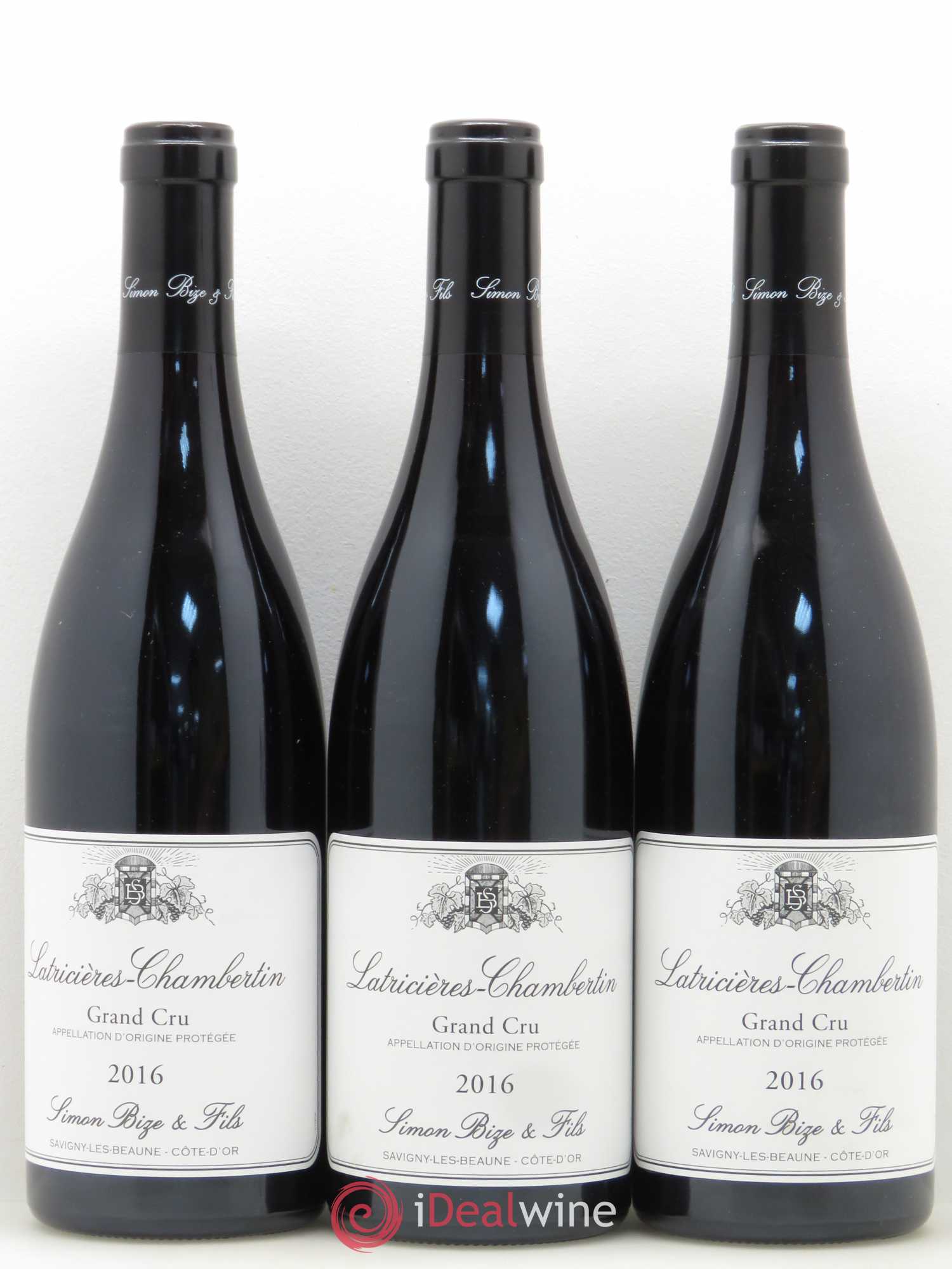Latricières-Chambertin Grand Cru Domaine Simon Bize et Fils 2016 - Lot de 6 bouteilles - 1