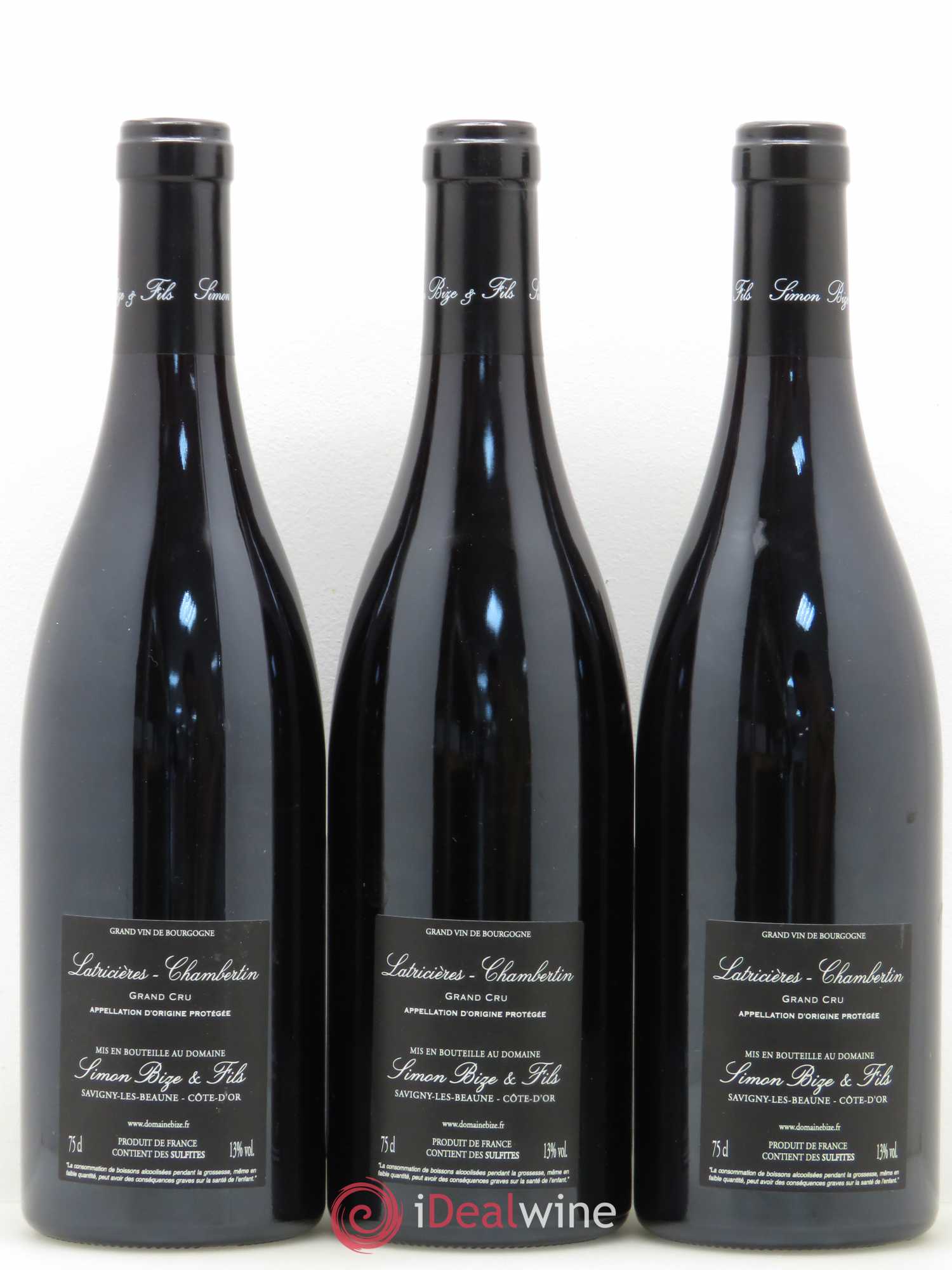 Latricières-Chambertin Grand Cru Domaine Simon Bize et Fils 2016 - Lot de 6 bouteilles - 4