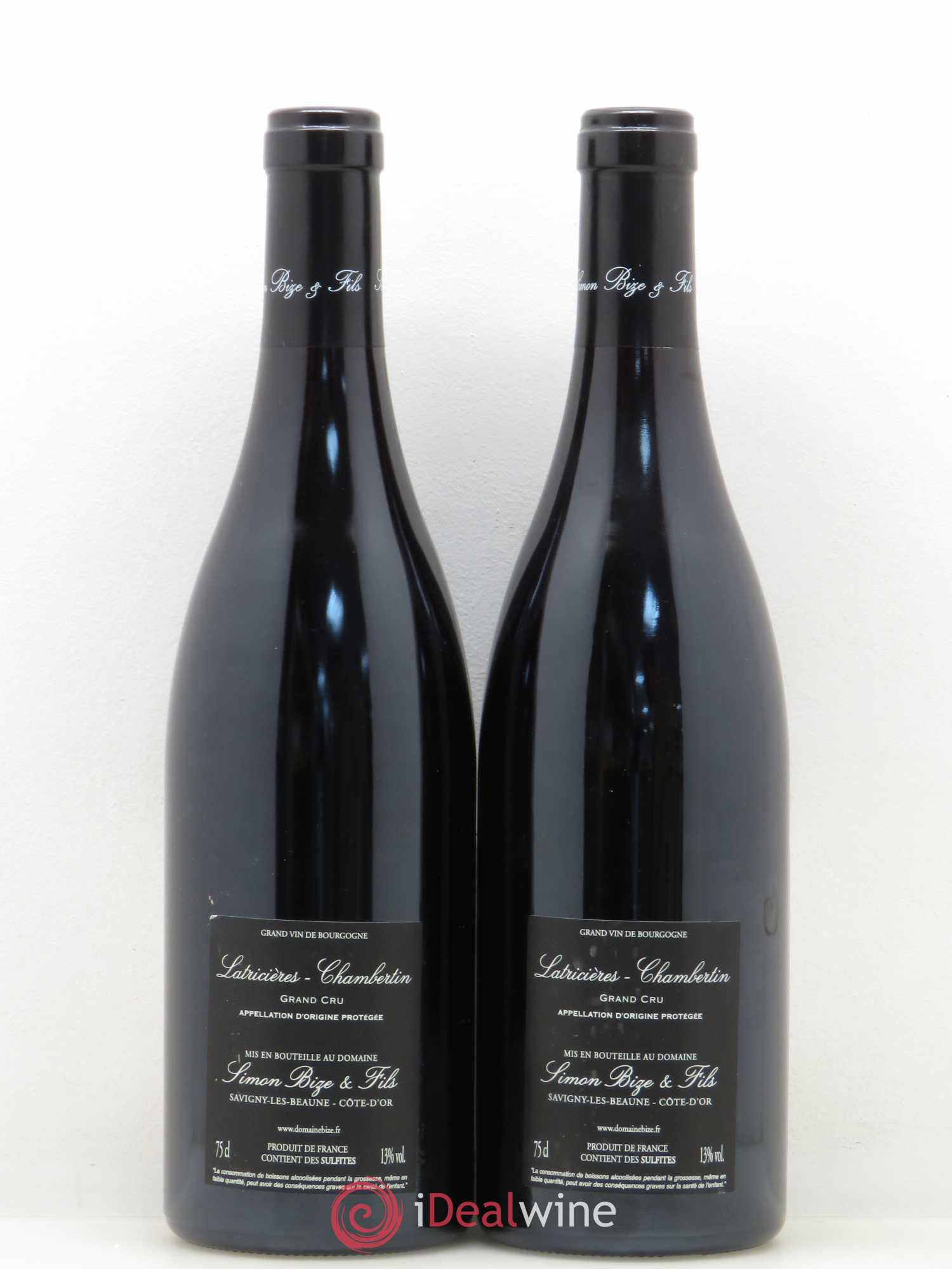 Latricières-Chambertin Grand Cru Domaine Simon Bize et Fils 2016 - Posten von 2 Flaschen - 1