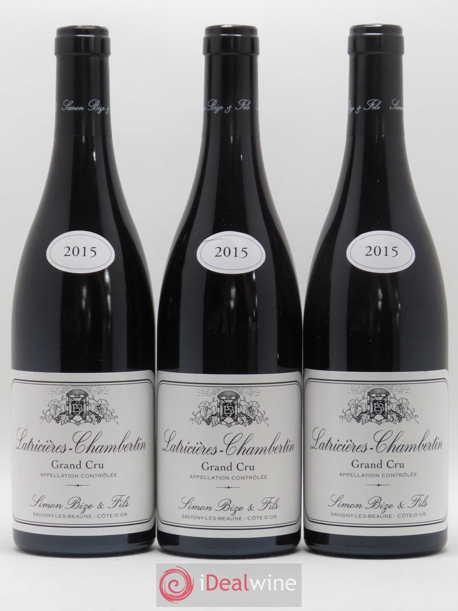 Latricières-Chambertin Grand Cru Simon Bize & Fils 2015 - Lot de 3 bouteilles - 0
