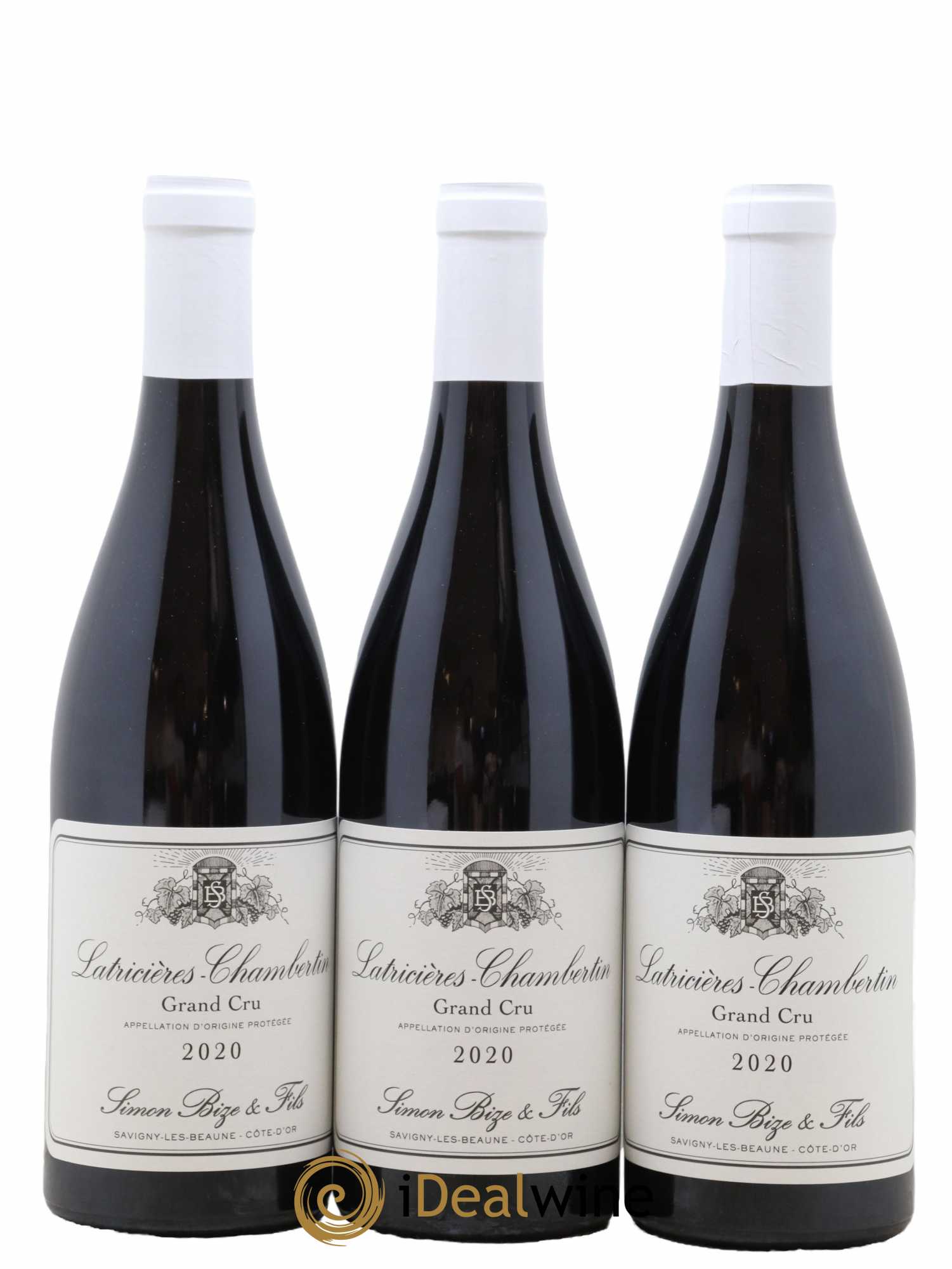 Latricières-Chambertin Grand Cru Simon Bize & Fils 2020 - Lot de 3 bouteilles - 0