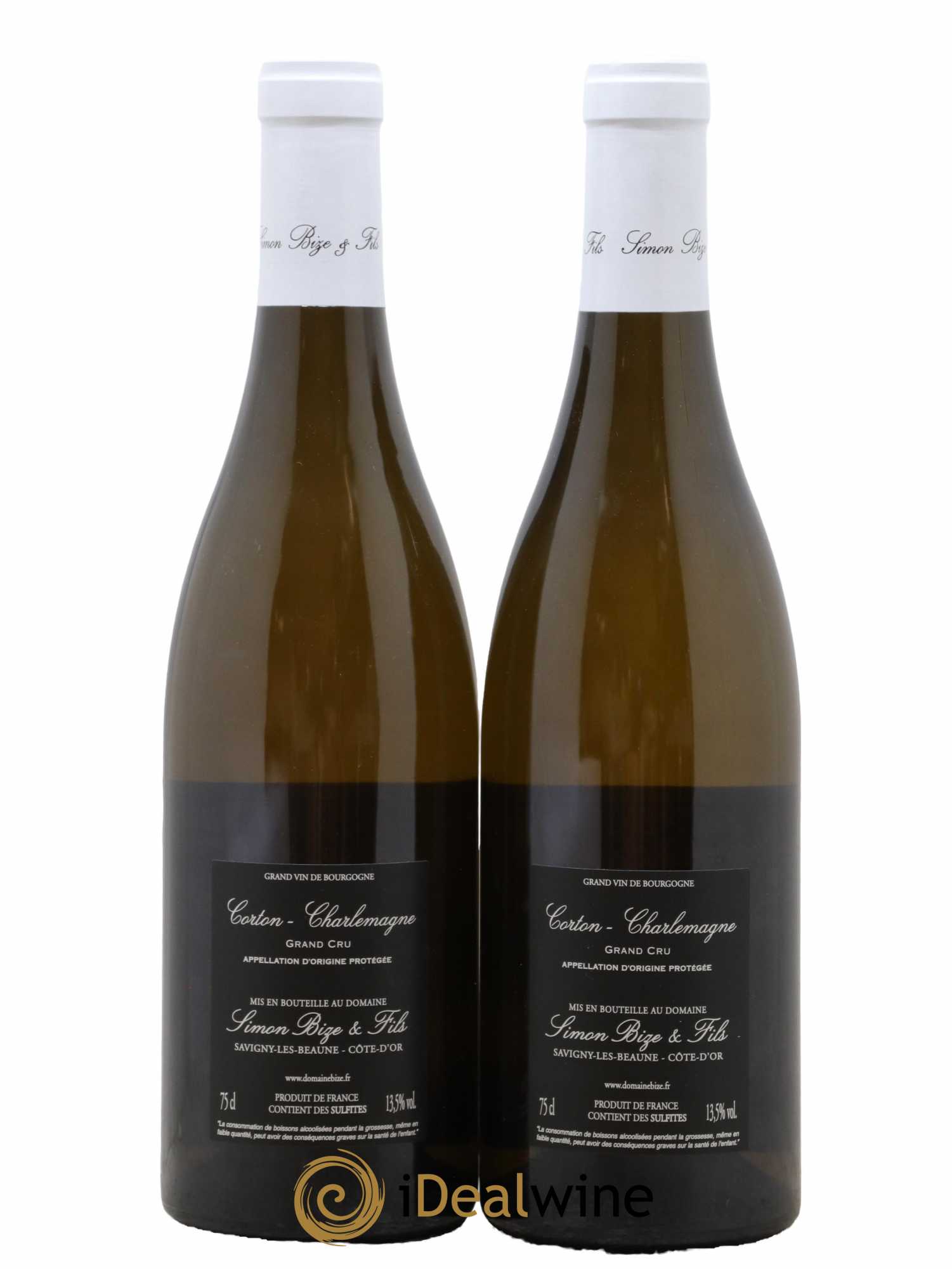 Corton-Charlemagne Grand Cru Simon Bize & Fils 2019 - Lot de 2 bouteilles - 1