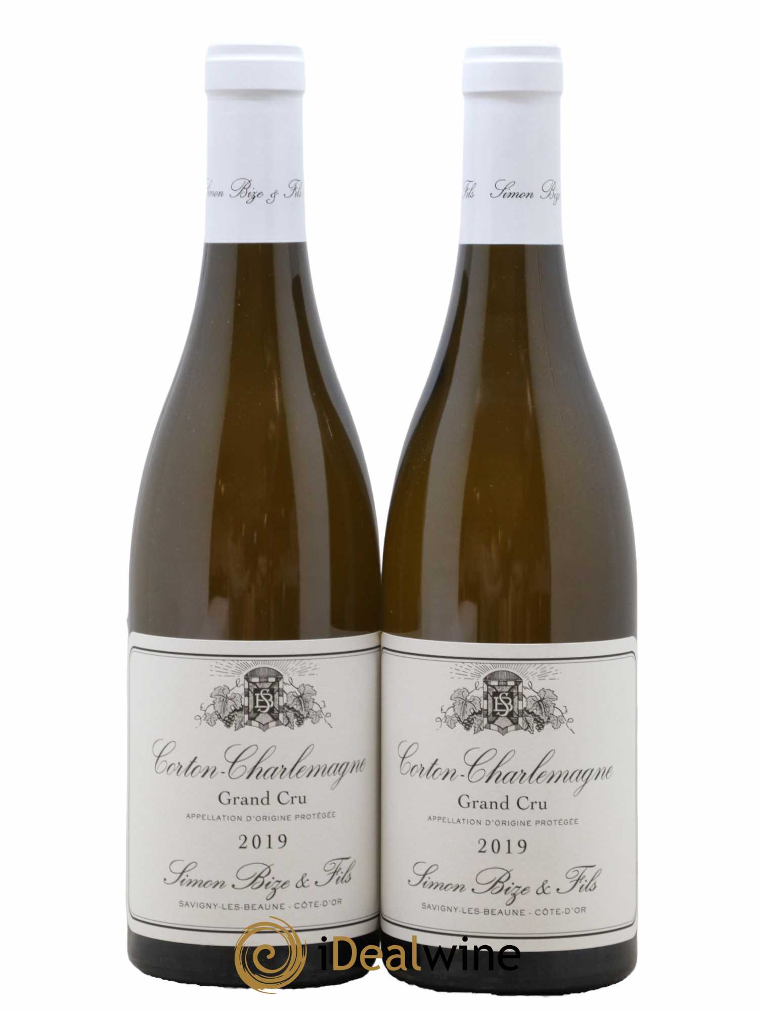 Corton-Charlemagne Grand Cru Simon Bize & Fils 2019 - Lot de 2 bouteilles - 0