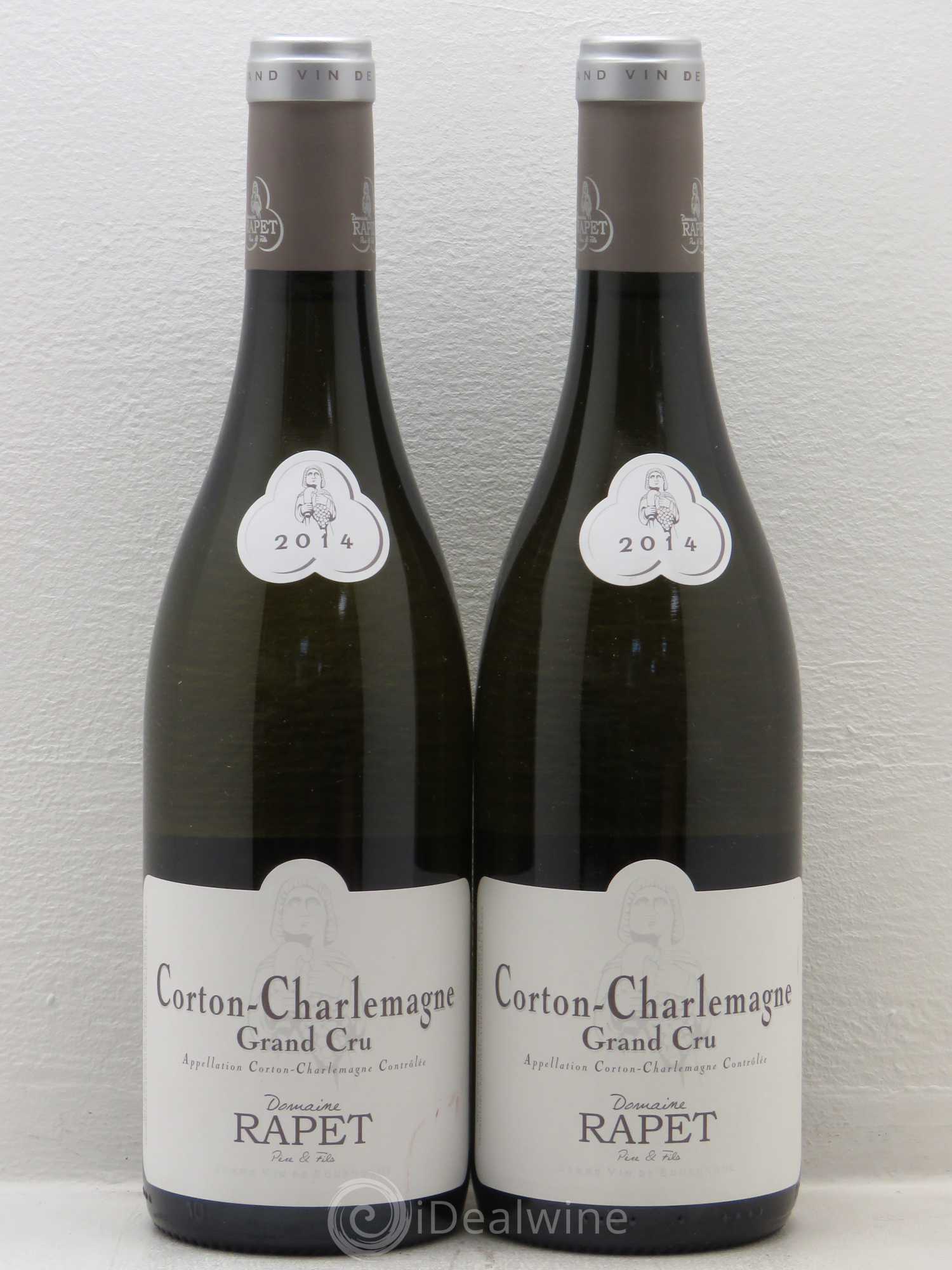 Corton-Charlemagne Grand Cru Domaine Vincent Rapet 2014 - Posten von 2 Flaschen - 0