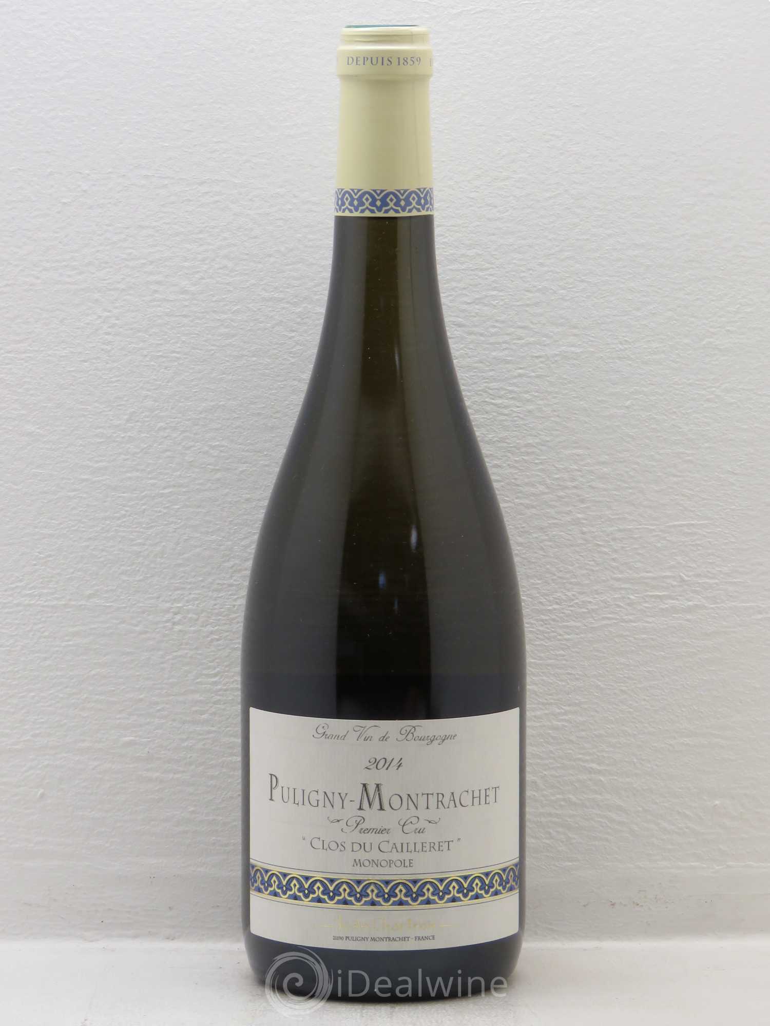 Puligny-Montrachet 1er Cru Clos Du Cailleret Domaine Jean Chartron 2014 - Posten von 1 Flasche - 0