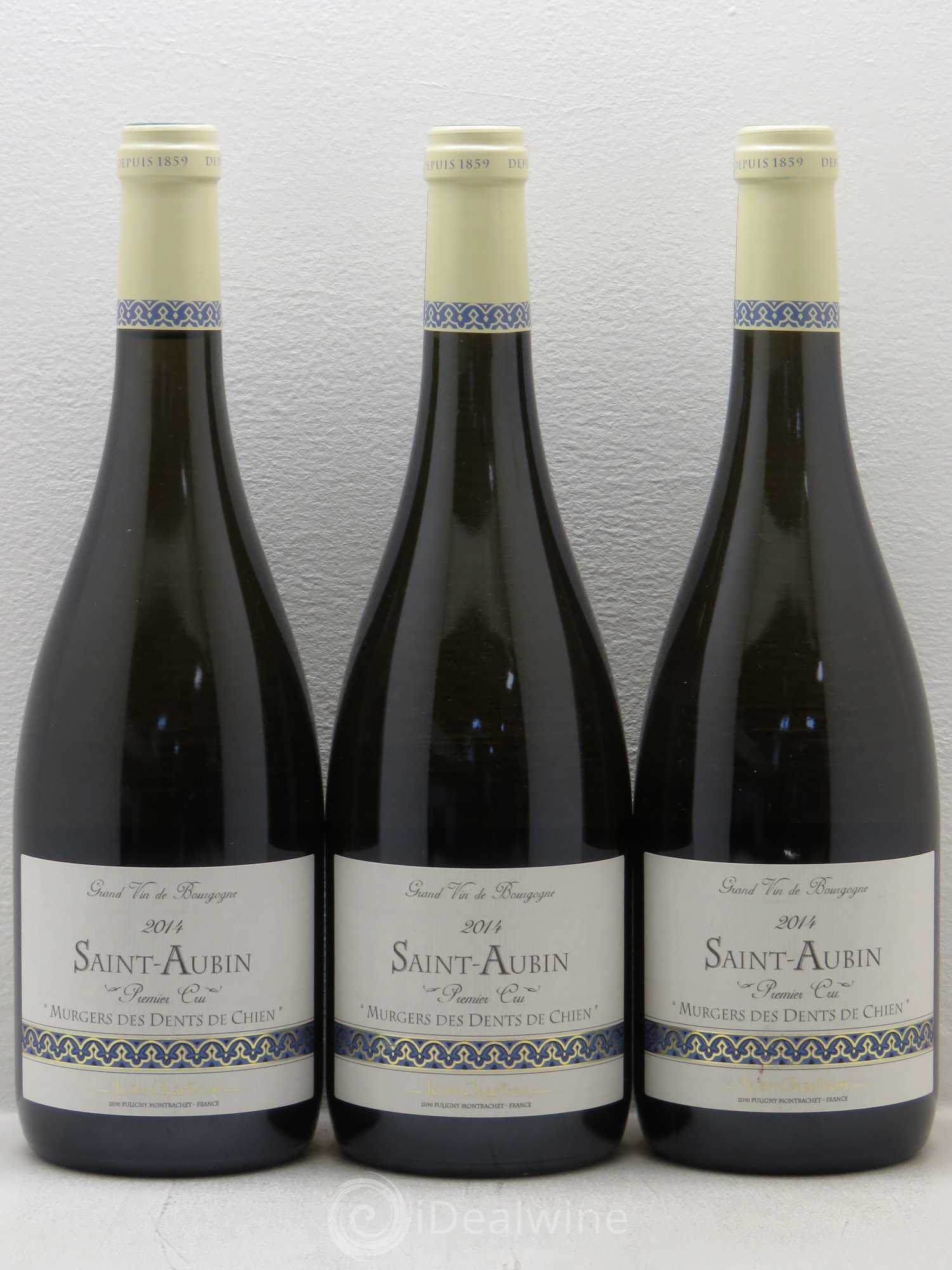Saint-Aubin 1er Cru Murgers Des Dents De Chien Domaine Jean Chartron 2014 - Lotto di 3 bottiglie - 0