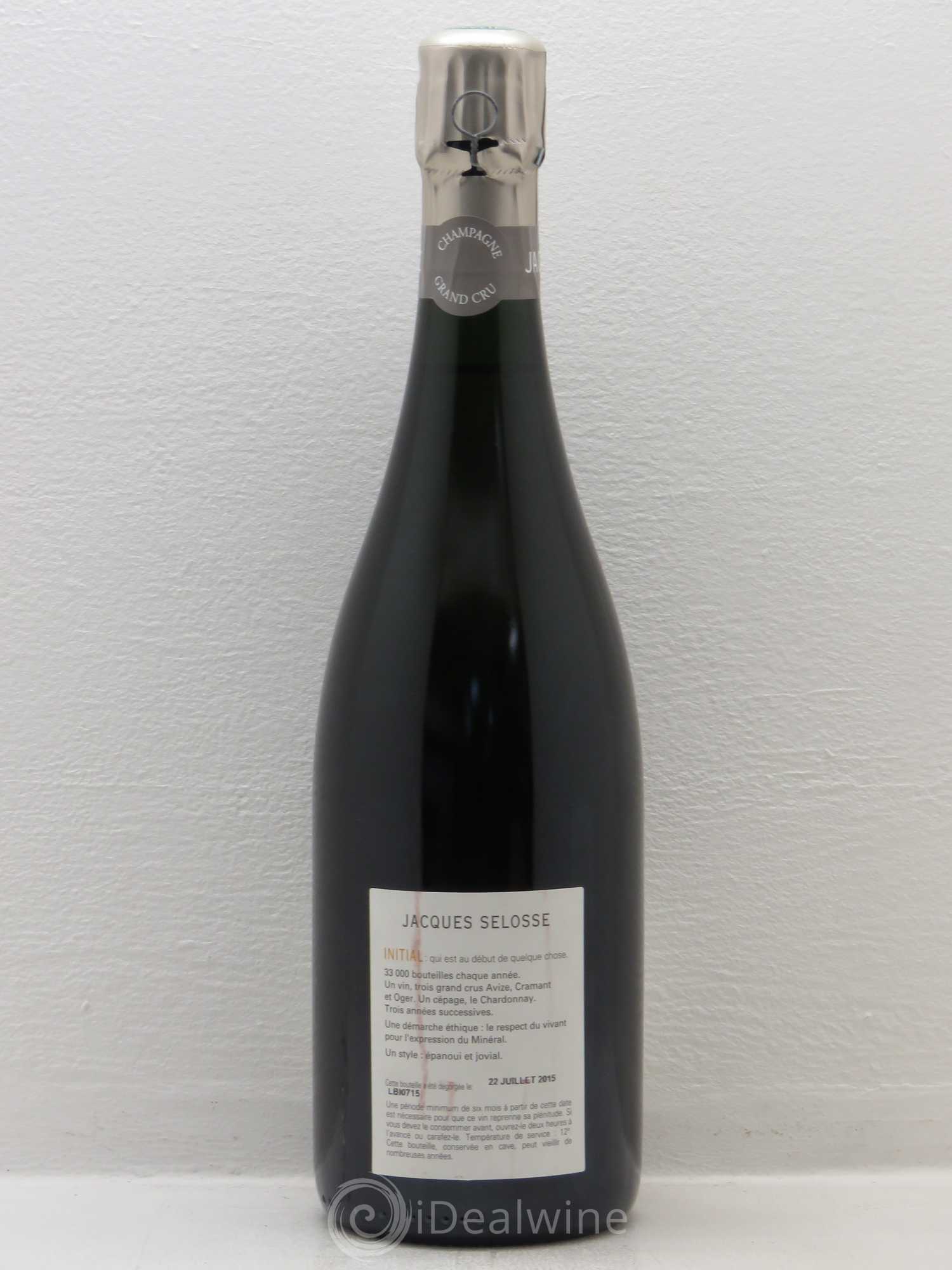 Initial Brut Jacques Selosse Grand Cru Blanc de Blancs - Posten von 1 Flasche - 1