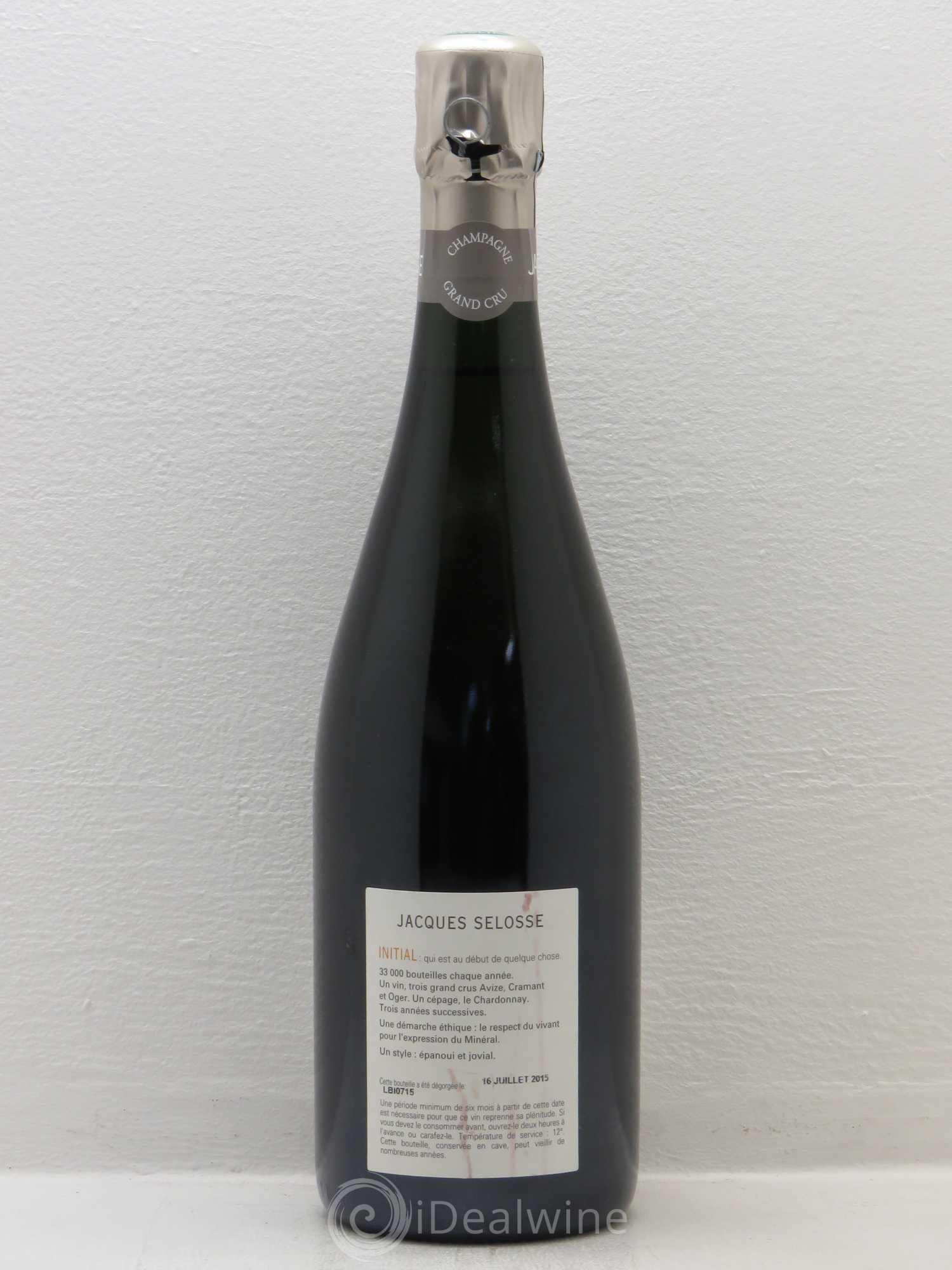 Initial Brut Jacques Selosse Grand Cru Blanc de Blancs - Posten von 1 Flasche - 1