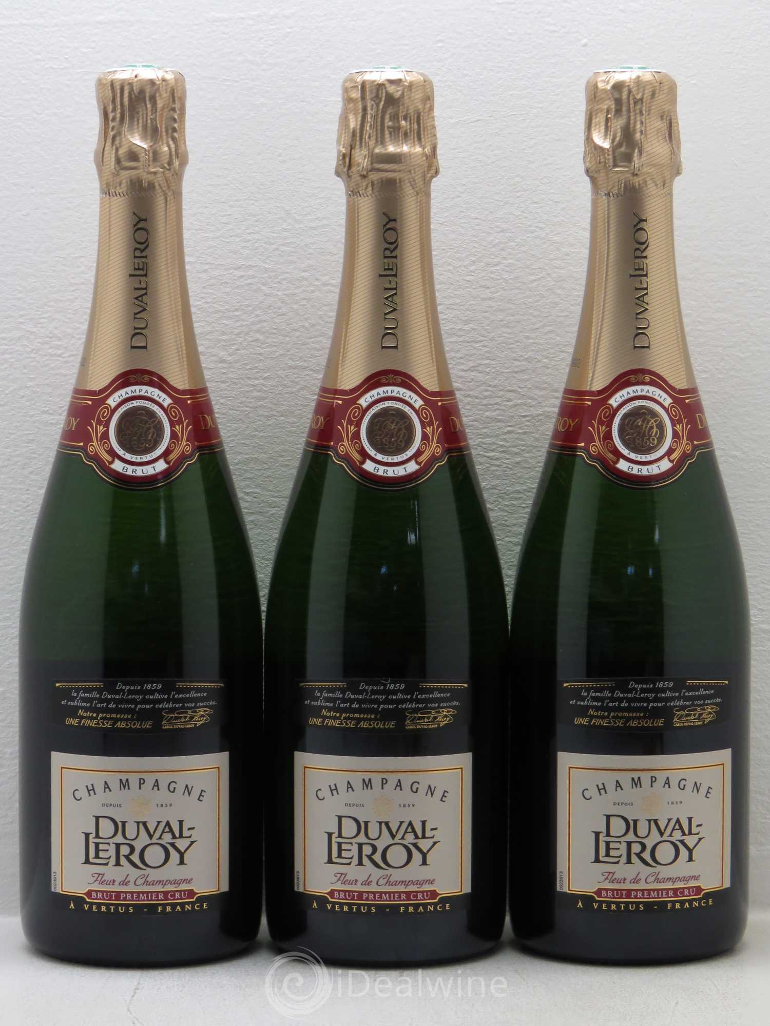 Champagne Duval Leroy Fleur de Champagne 1er Cru Brut - Posten von 6 Flaschen - 2