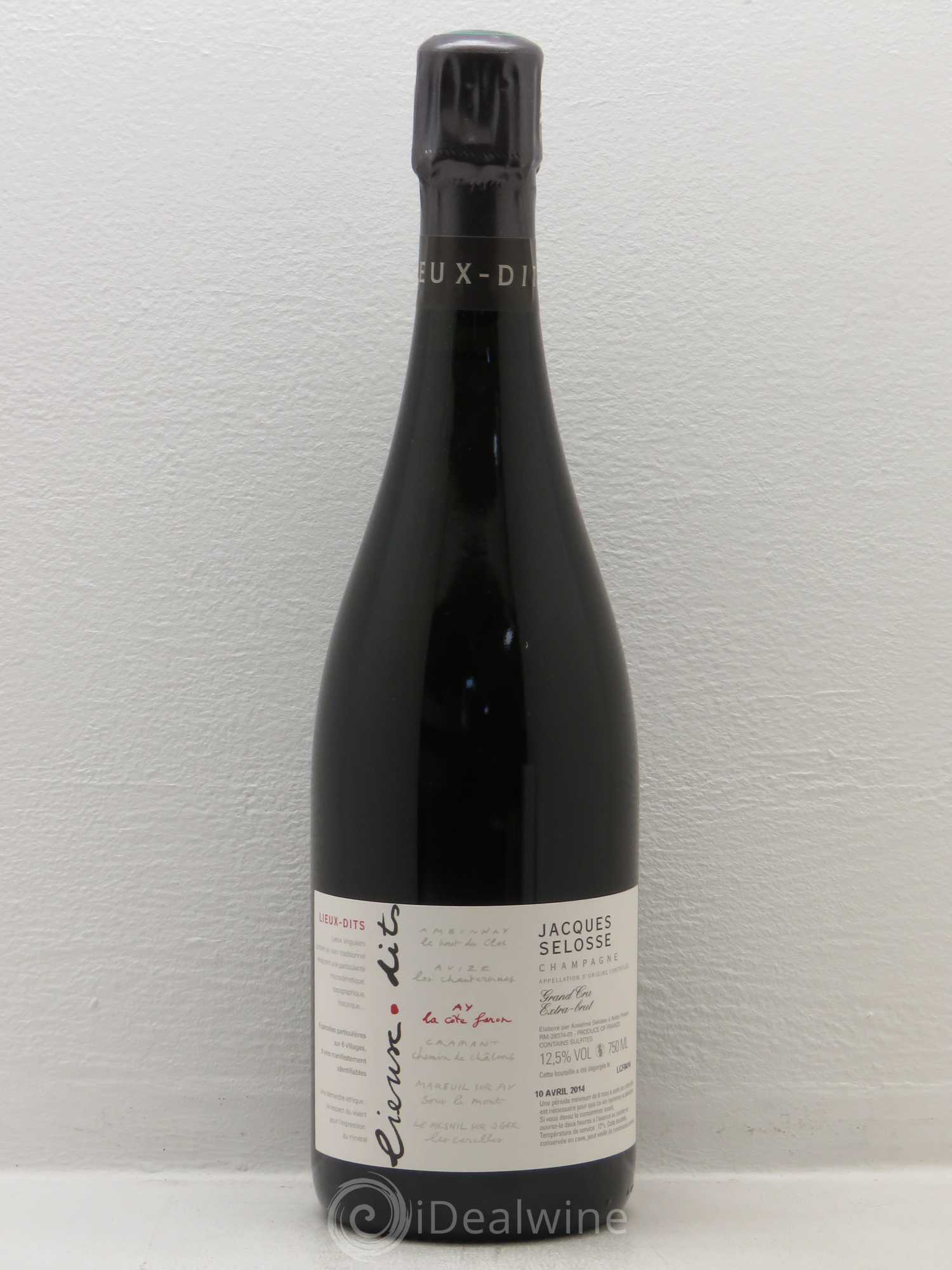 La Côte Faron Blanc de Noirs Grand Cru Extra-Brut Jacques Selosse Extra Brut - Lot de 1 bouteille - 0