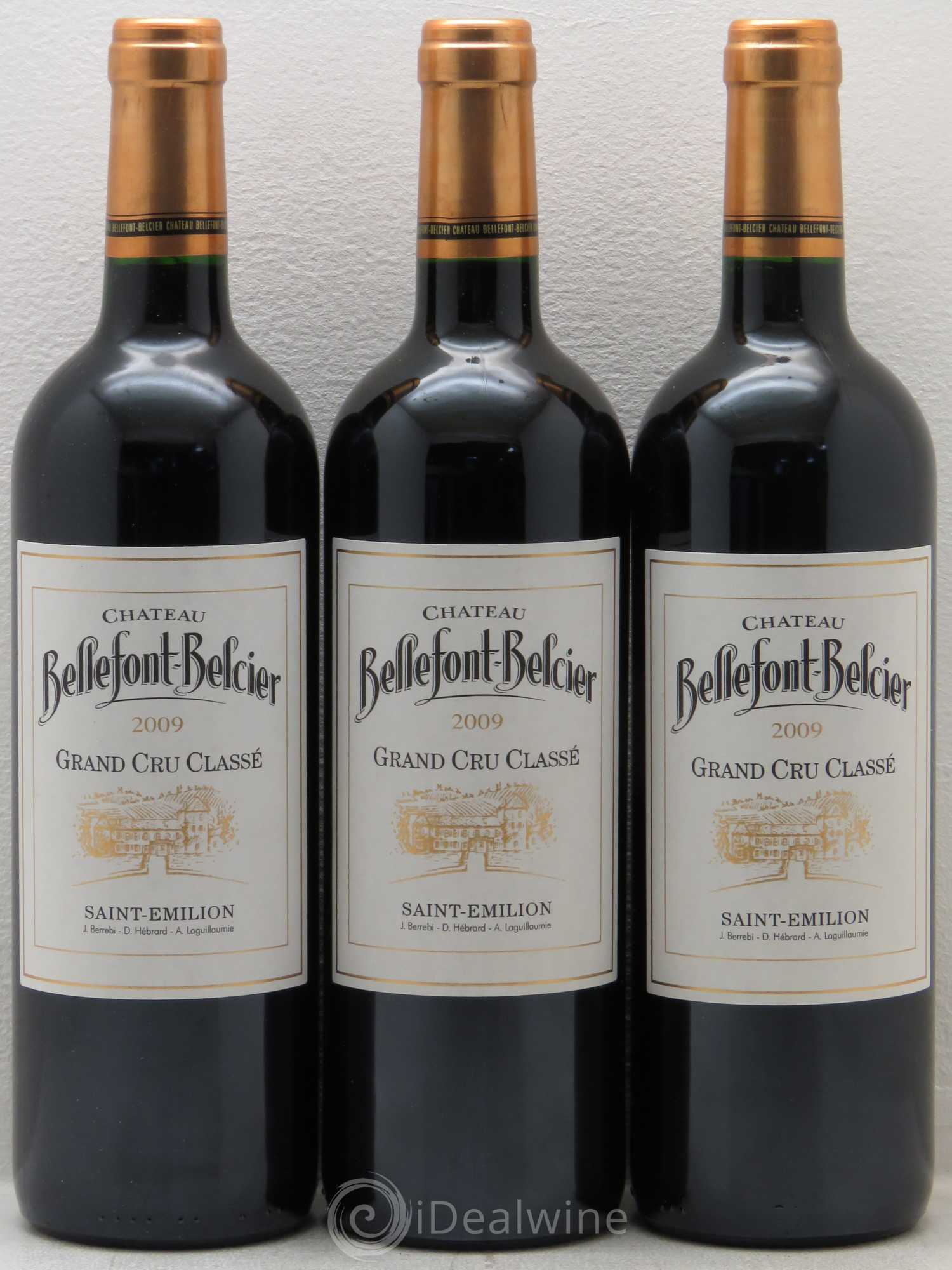 Château Bellefont-Belcier Grand Cru Classé 2009 - Lot de 3 bouteilles - 0