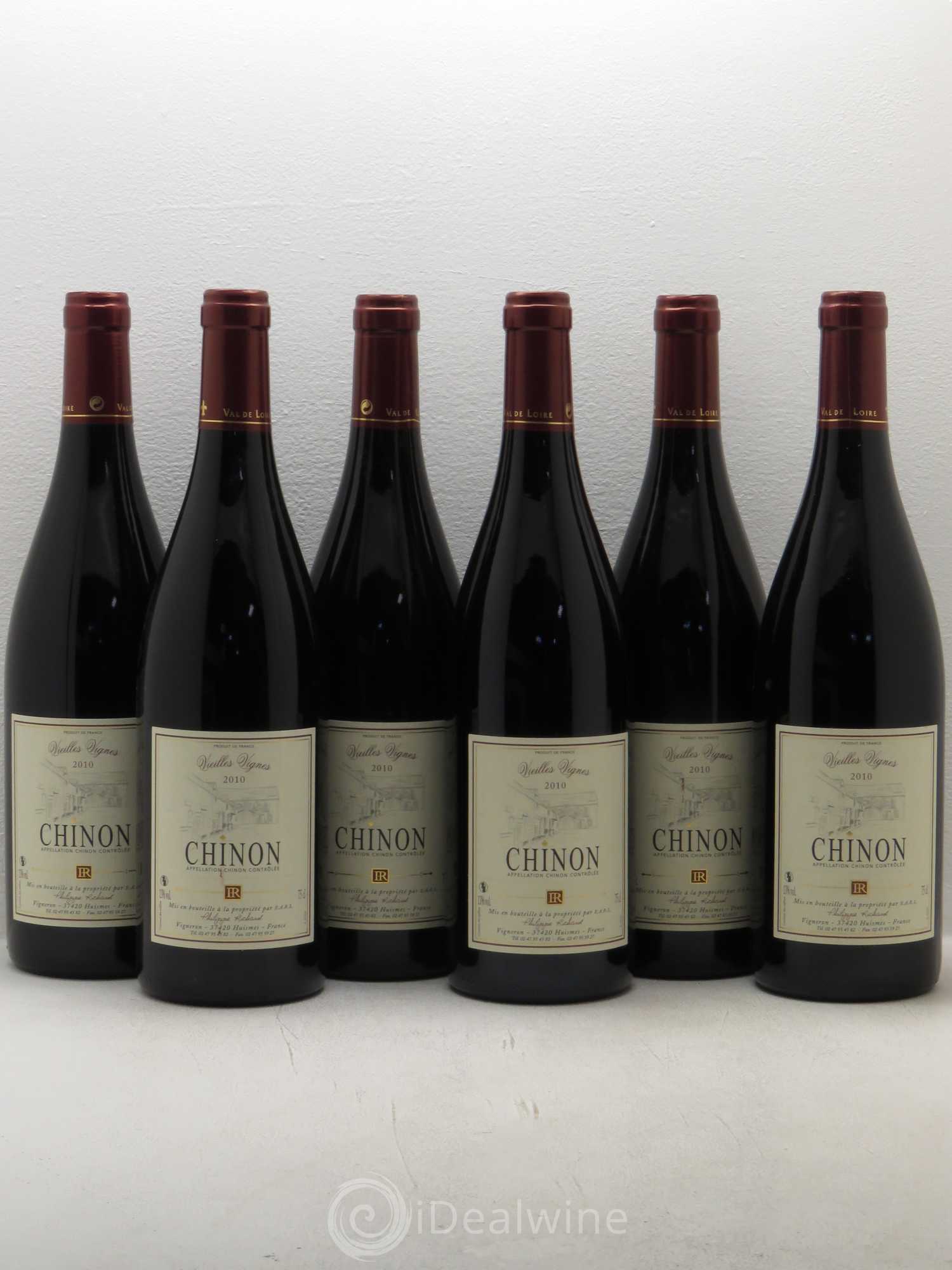 Chinon Vieilles Vignes Domaine Philippe Richard 2010 - Posten von 6 Flaschen - 0