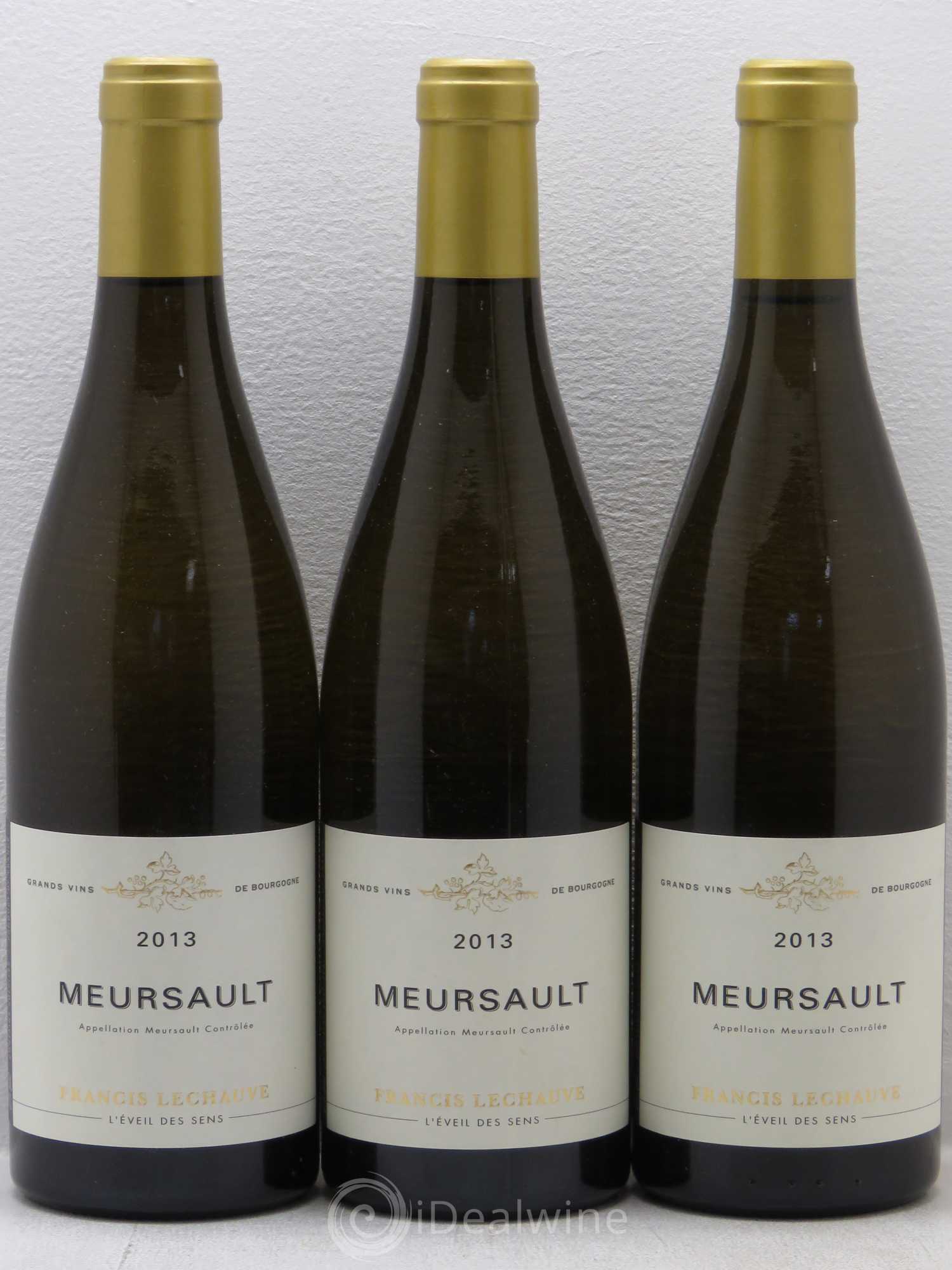 Meursault Domaine Francis Lechauve 2013 - Lot de 3 bouteilles - 0