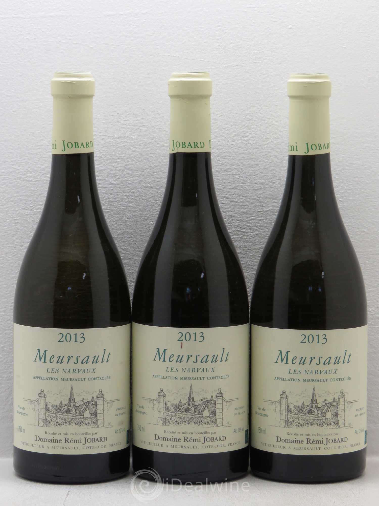 Meursault Les Narvaux Rémi Jobard (Domaine) 2013 - Lot de 3 bouteilles - 0