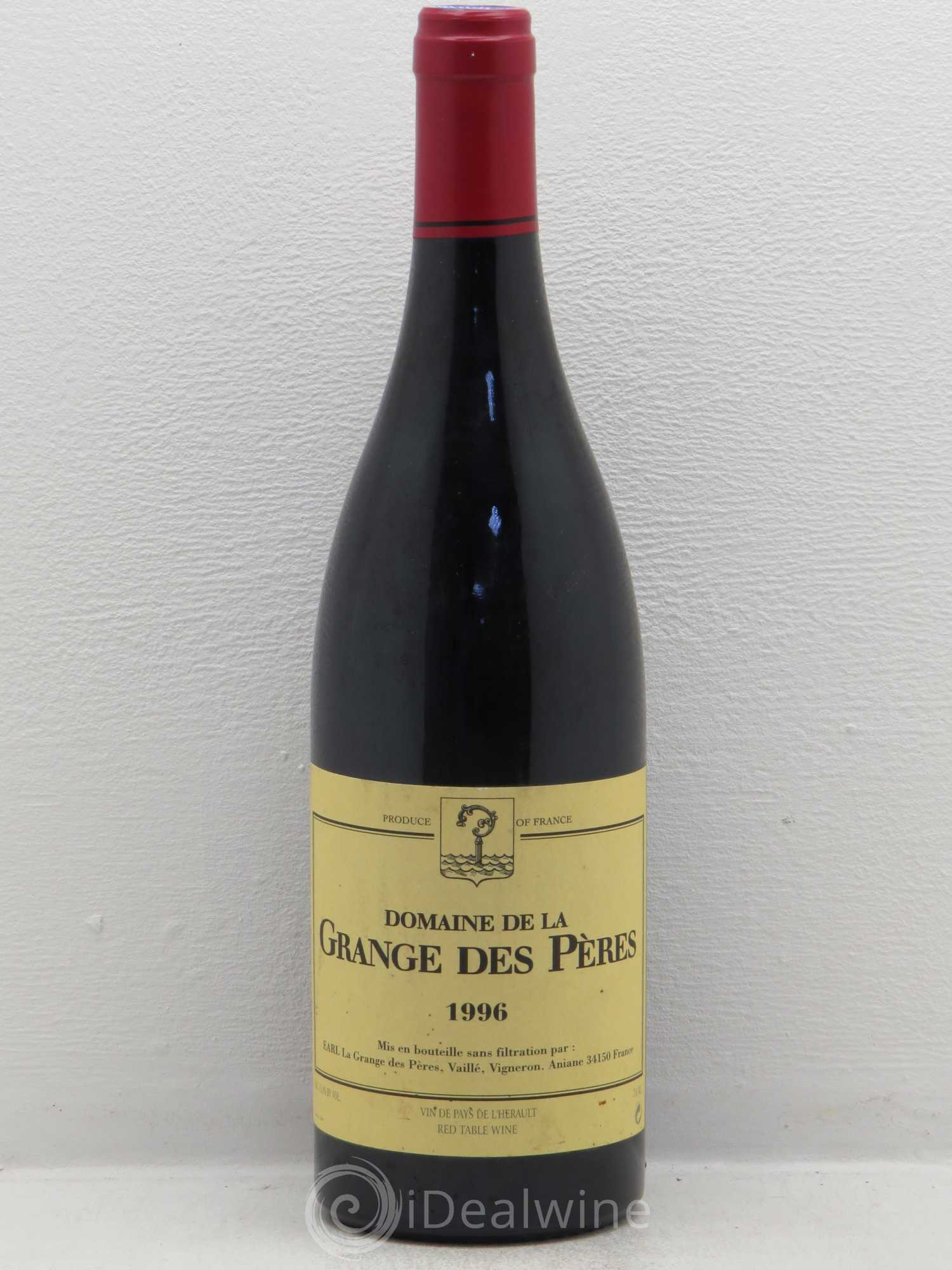 Pays d'Hérault Grange des Pères Laurent Vaillé 1996 - Lot de 1 bouteille - 0