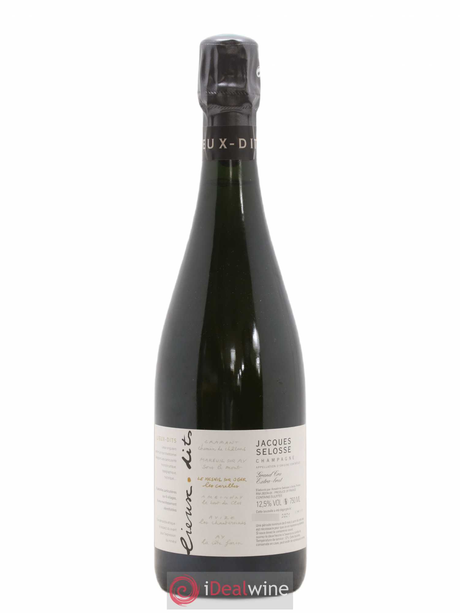 Les Carelles Blanc de Blancs Jacques Selosse - Lot de 1 bouteille - 0