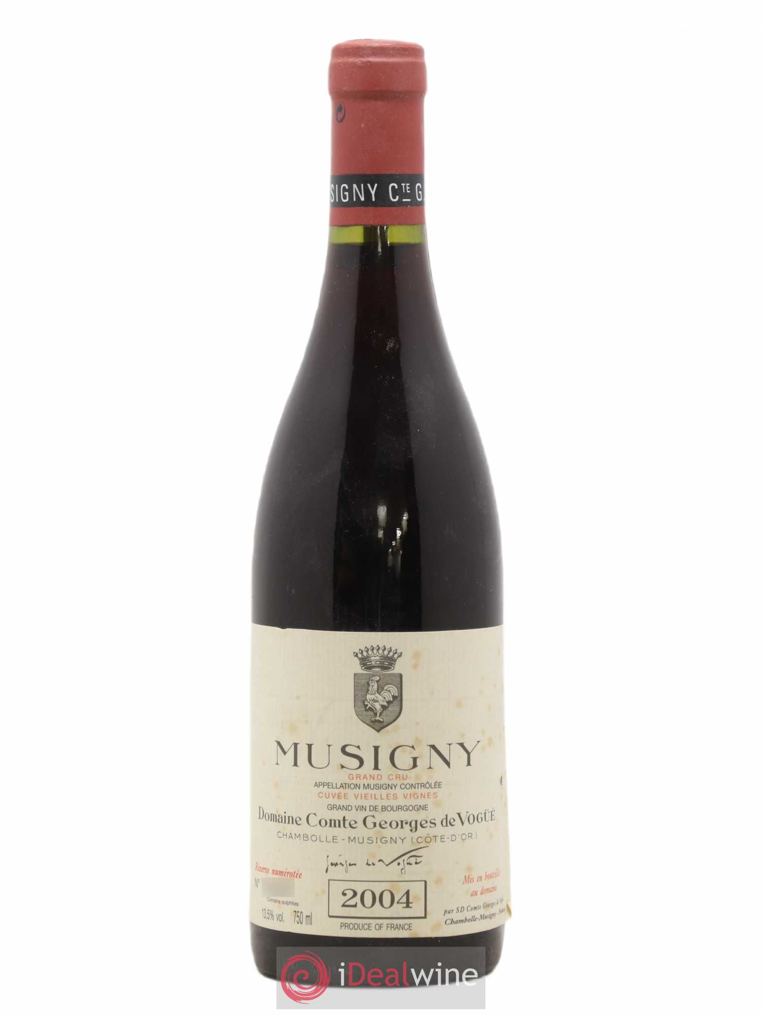 Musigny Grand Cru Cuvée Vieilles Vignes Comte Georges de Vogüé 2004 - Lot de 1 bouteille - 0