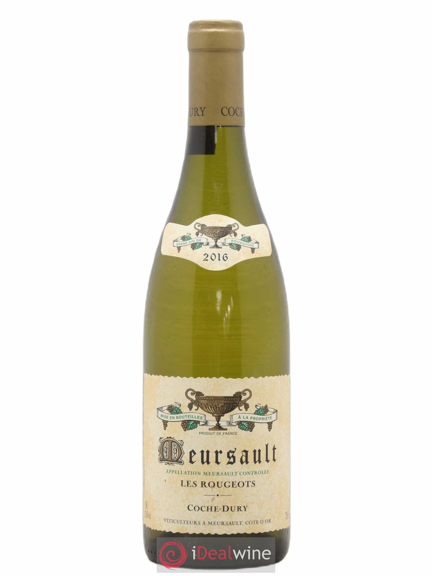 Meursault Les Rougeots Coche Dury (Domaine) 2016 - Lot de 1 bouteille - 0