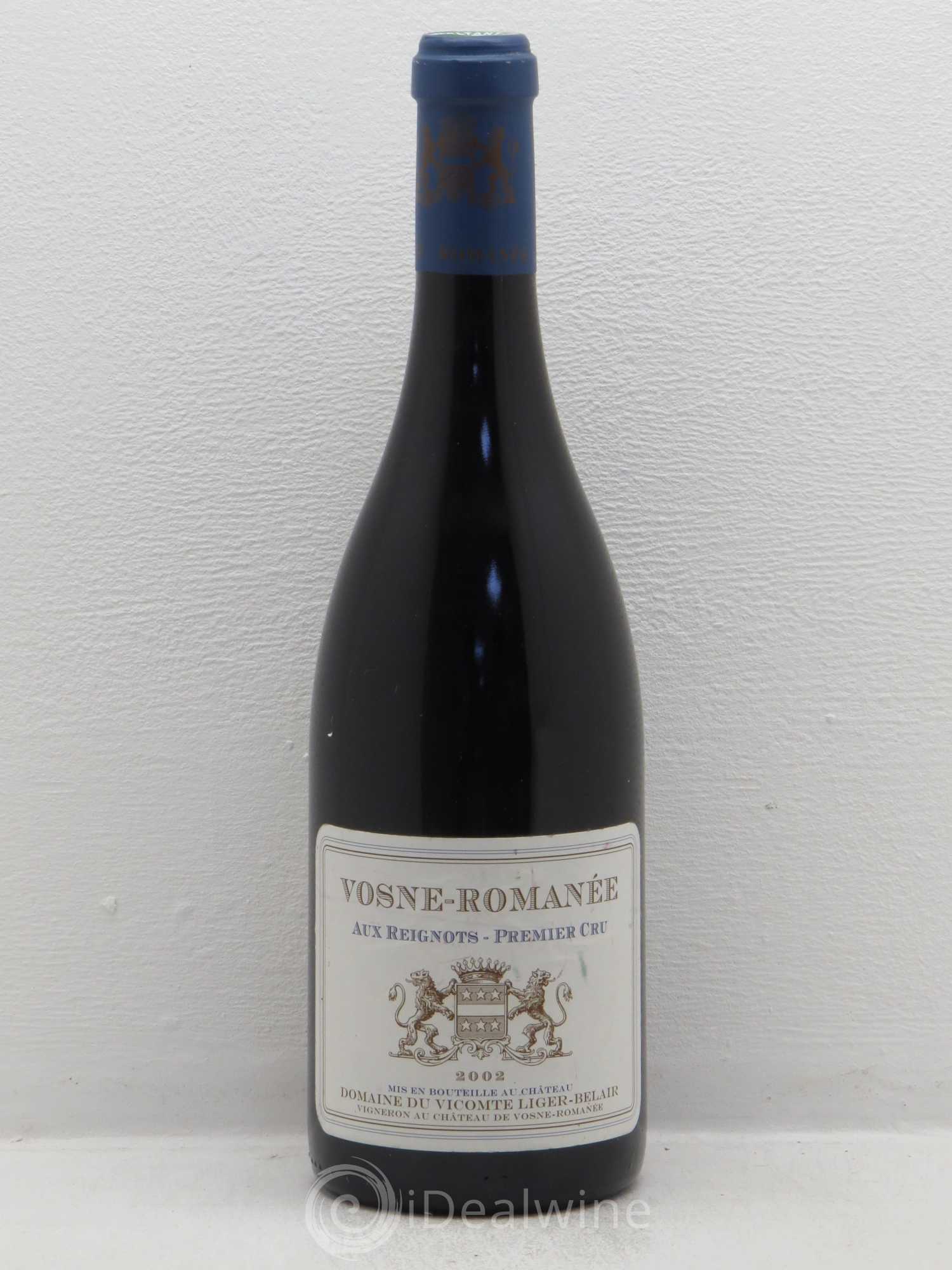 Vosne-Romanée 1er Cru Aux Reignots Ch. de Vosne-Romanée Comte Liger-Belair (Domaine du) 2002 - Lot de 1 bouteille - 0