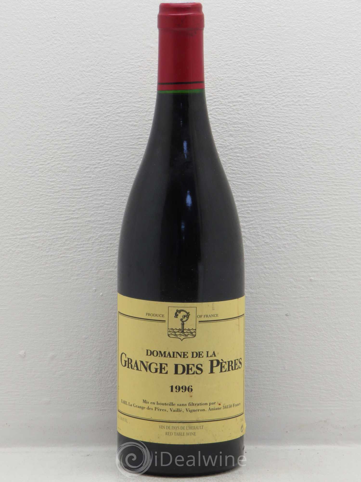 Pays d'Hérault Grange des Pères Laurent Vaillé 1996 - Lot de 1 bouteille - 0
