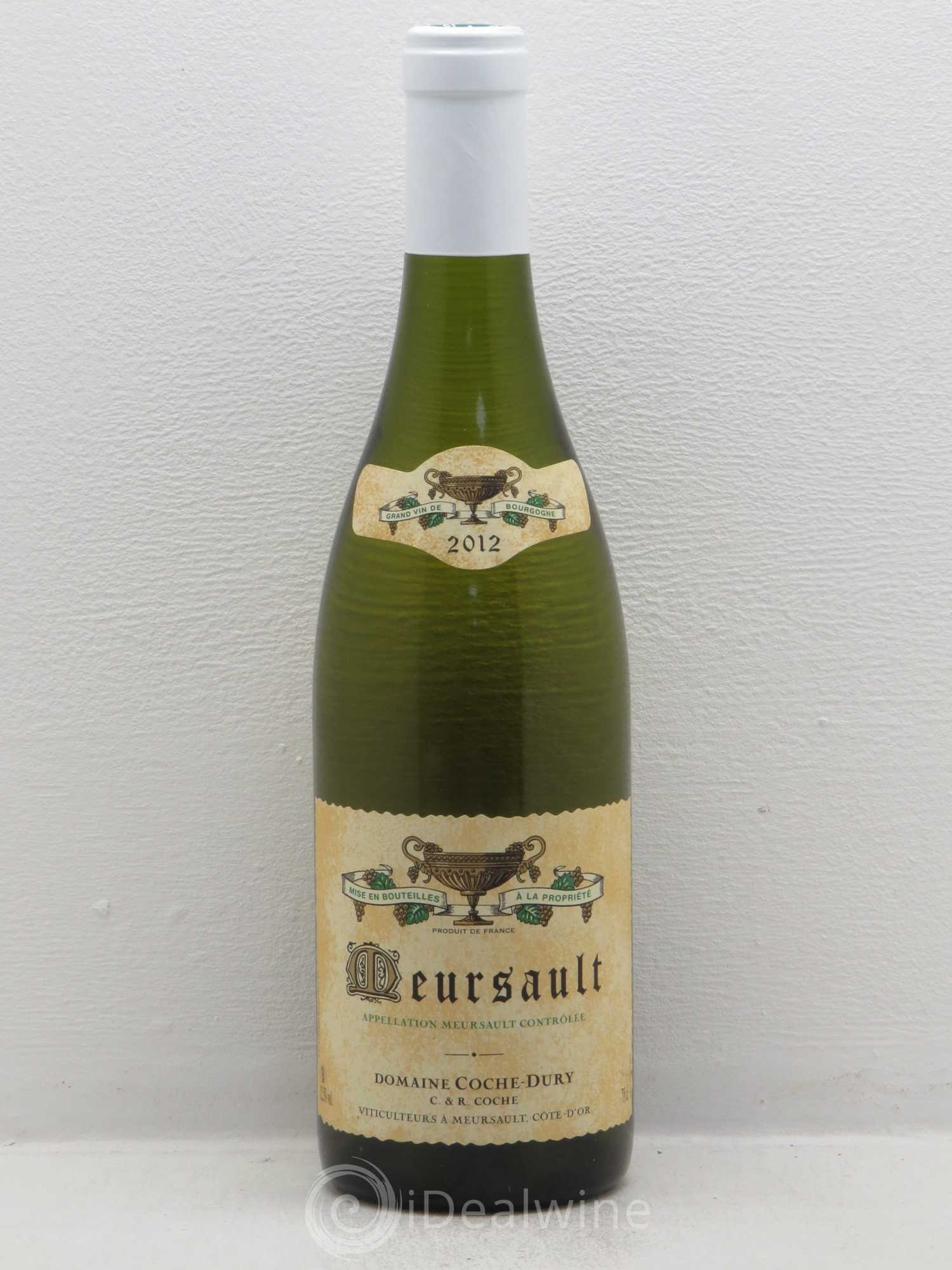Meursault Coche Dury (Domaine) 2012 - Lot de 1 bouteille - 0