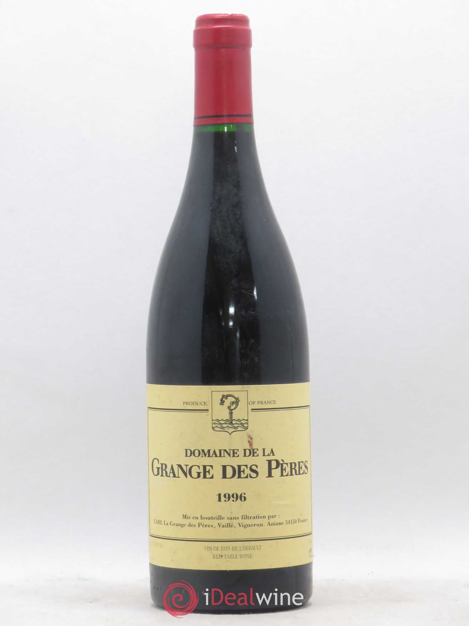 Pays d'Hérault Grange des Pères Laurent Vaillé 1996 - Lot de 1 bouteille - 0