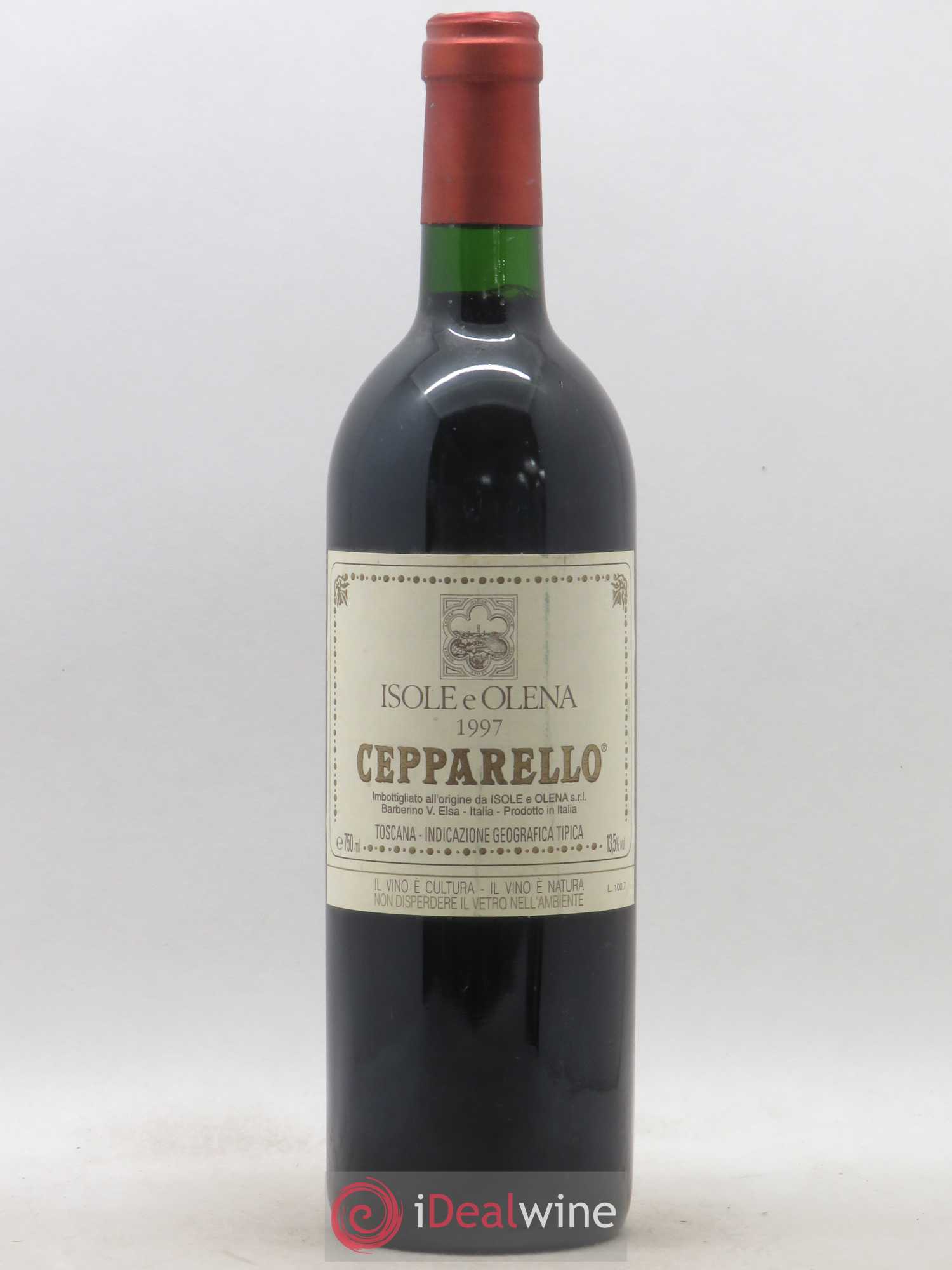 Toscana IGT Cepparello Isole e Olena 1997 - Lot de 1 bouteille - 0