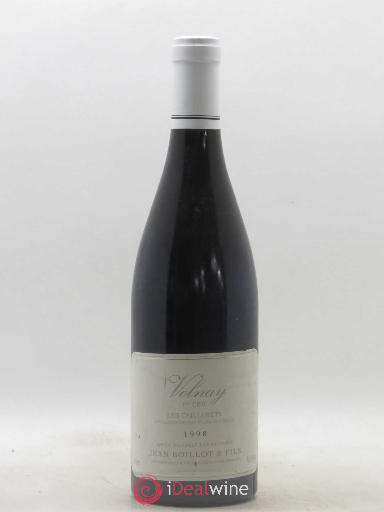 Volnay 1er Cru Les Caillerets Jean Boillot 1998 - Lot de 1 bouteille - 0