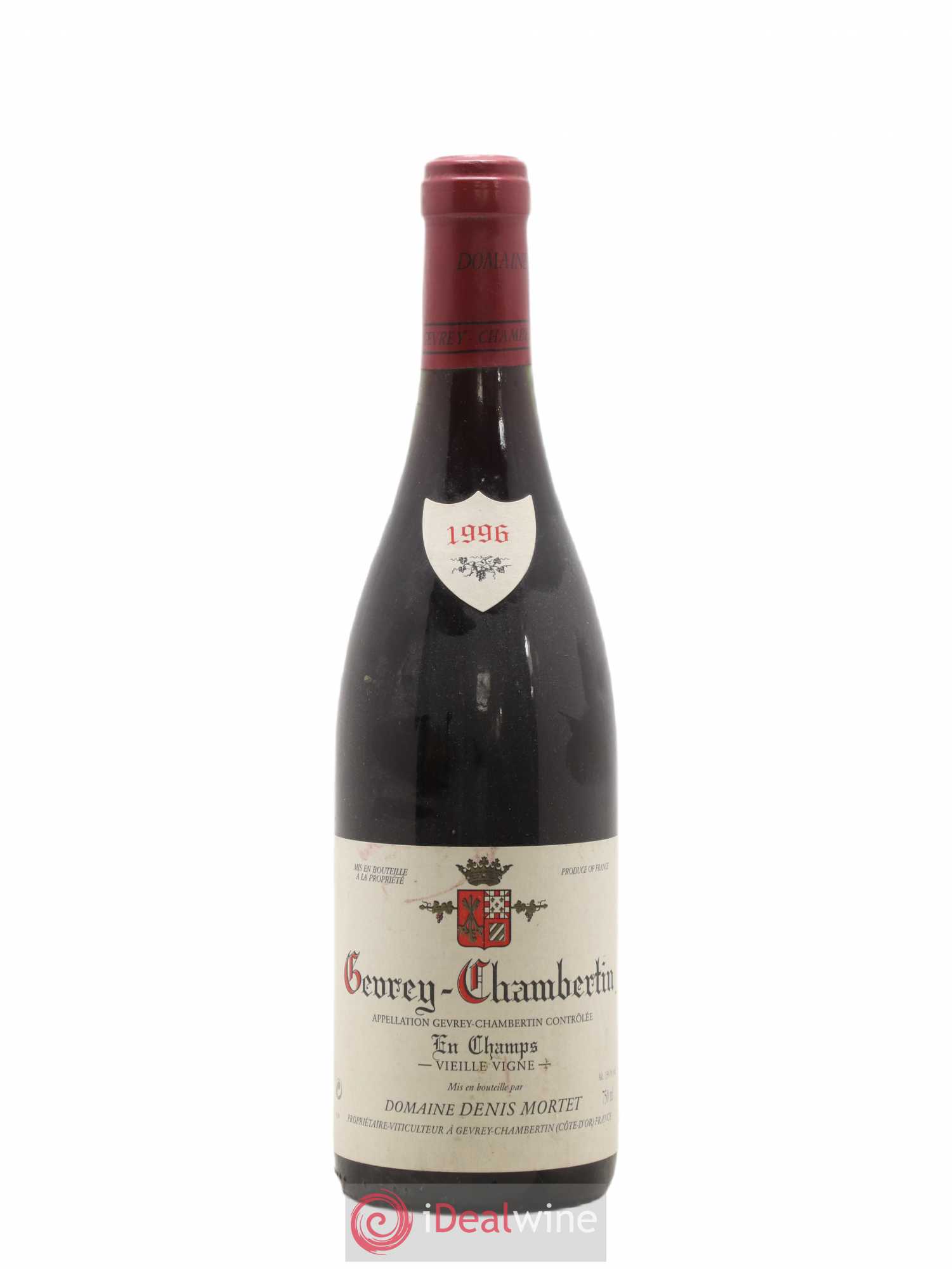 Gevrey-Chambertin En Champs Vieille Vigne Denis Mortet (Domaine) 1996 - Lot de 1 bouteille - 0