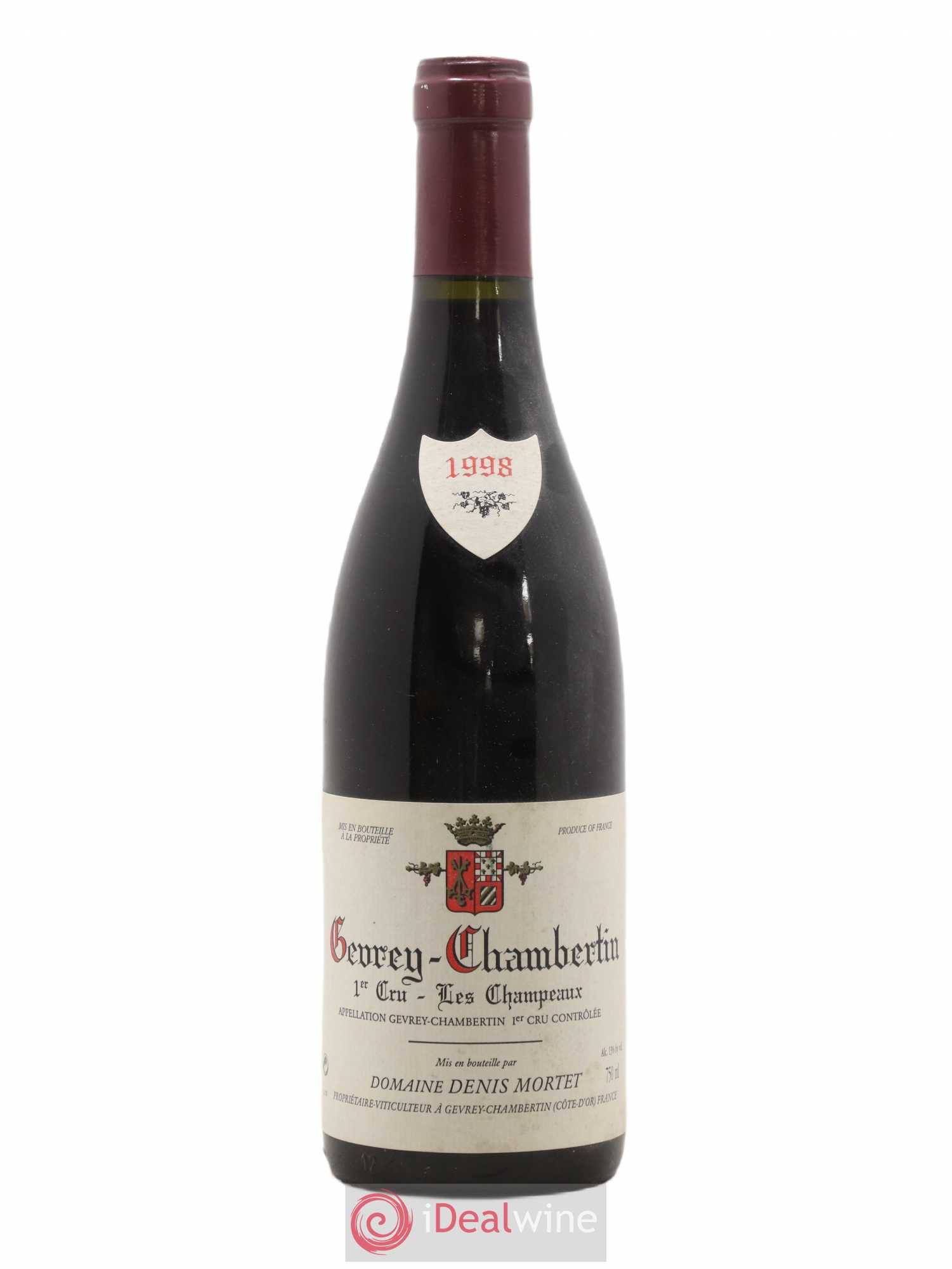 Gevrey-Chambertin 1er Cru Les Champeaux Denis Mortet (Domaine) 1998 - Lot de 1 bouteille - 0