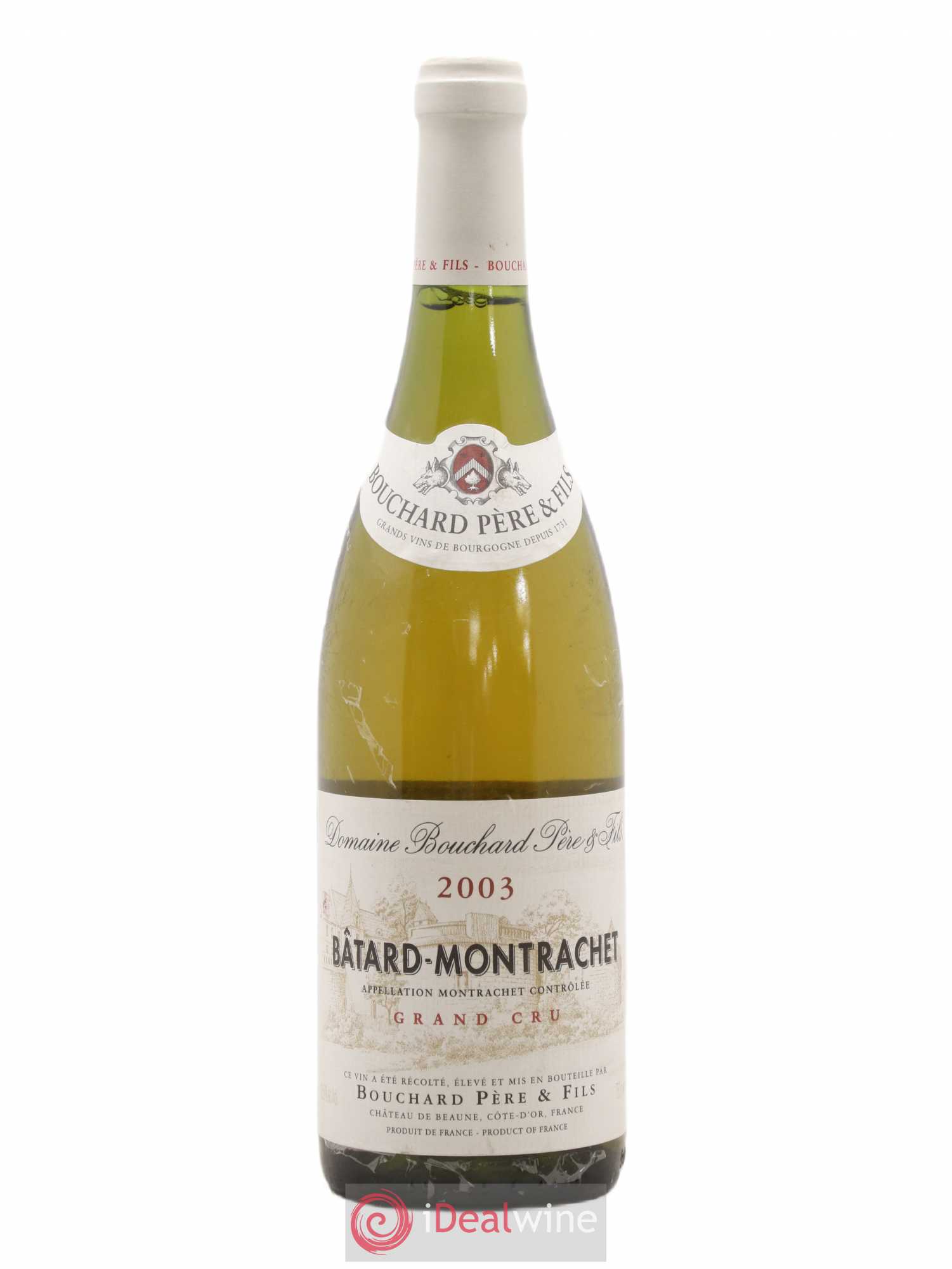 Bâtard-Montrachet Grand Cru Bouchard Père & Fils 2003 - Posten von 1 Flasche - 0