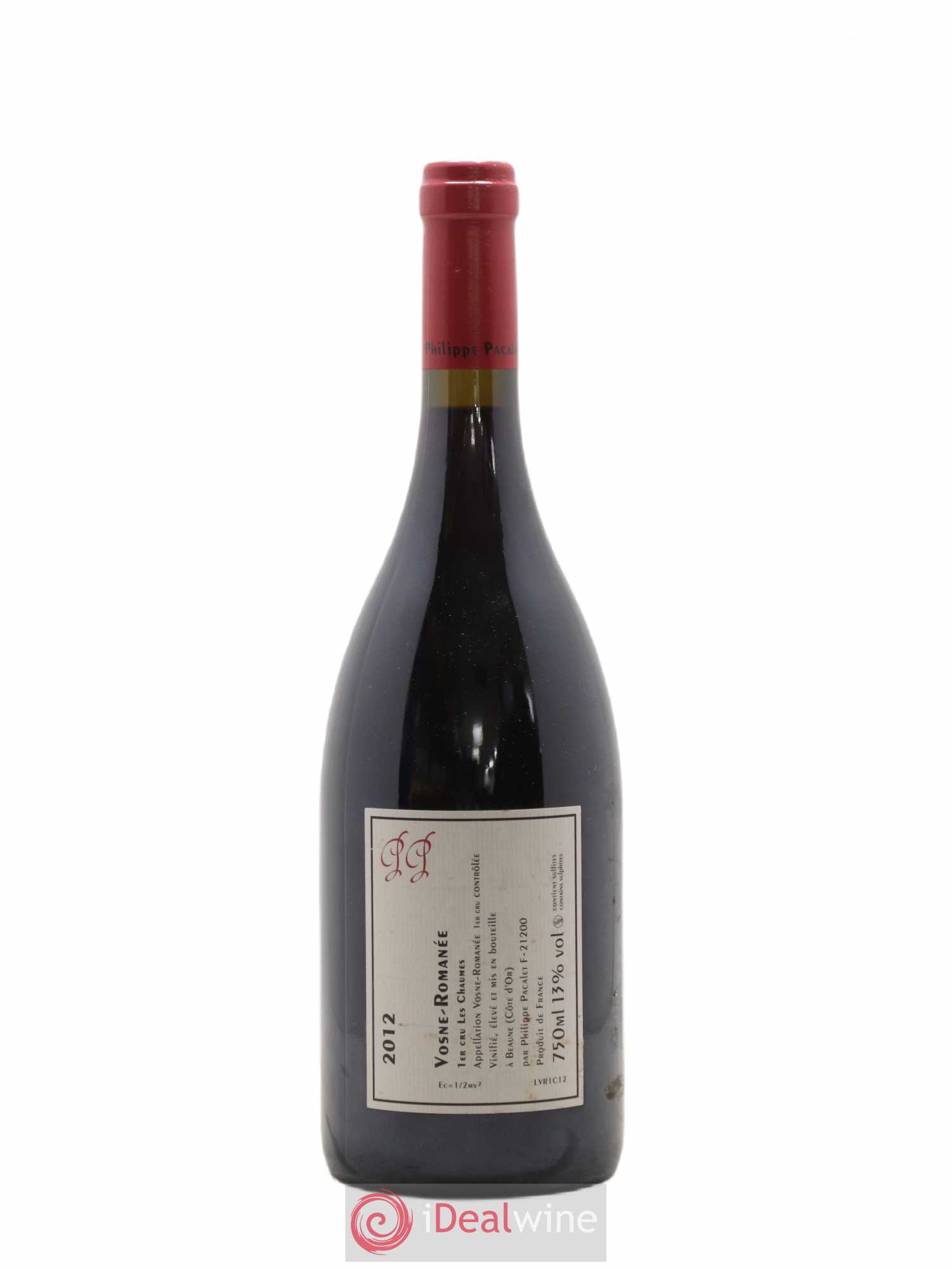 Vosne-Romanée 1er Cru Les Chaumes Philippe Pacalet 2012 - Lot de 1 bouteille - 1