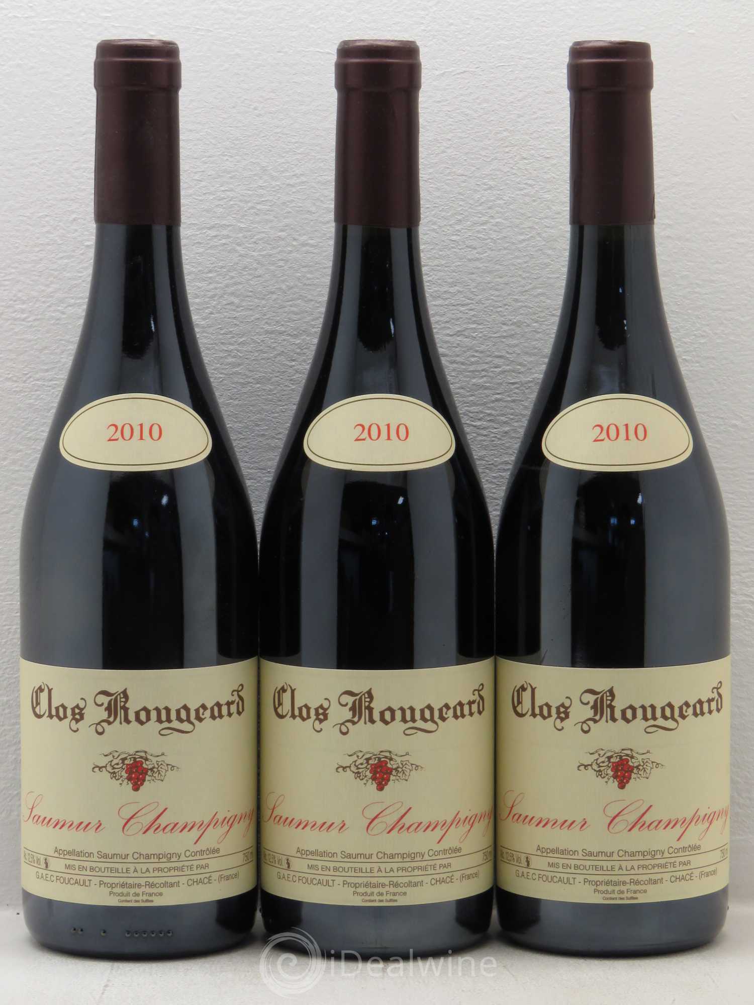 Saumur-Champigny Clos Rougeard 2010 - Lot de 3 bouteilles - 0
