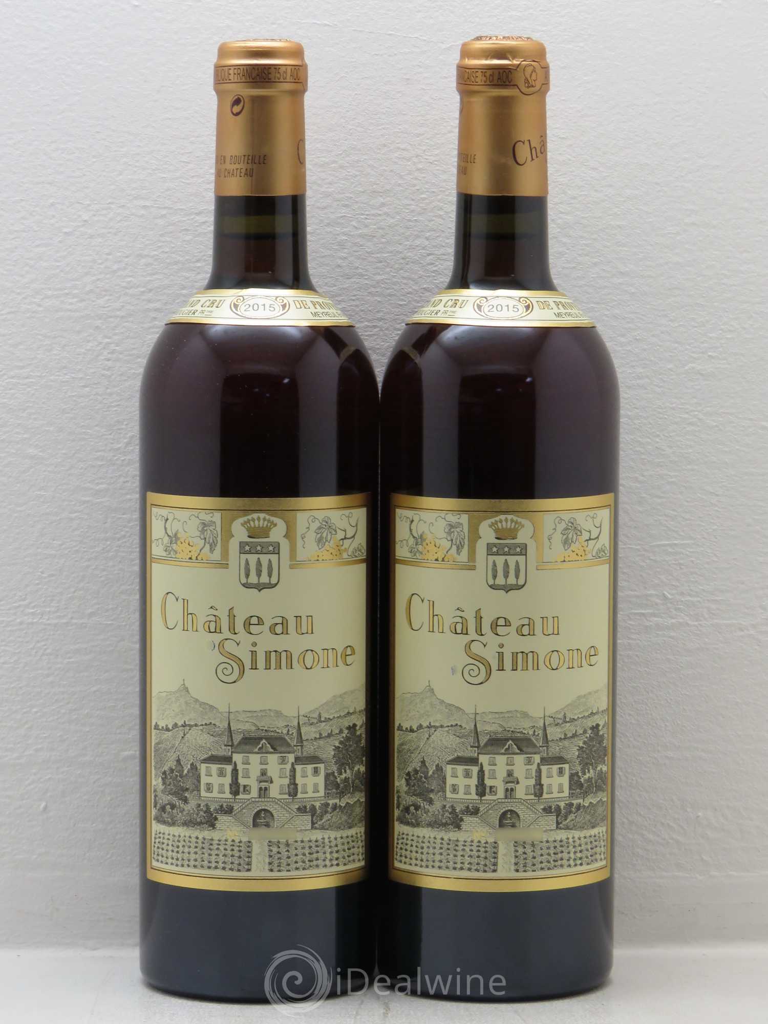 Palette Château Simone Famille Rougier 2015 - Lot de 2 bouteilles - 0