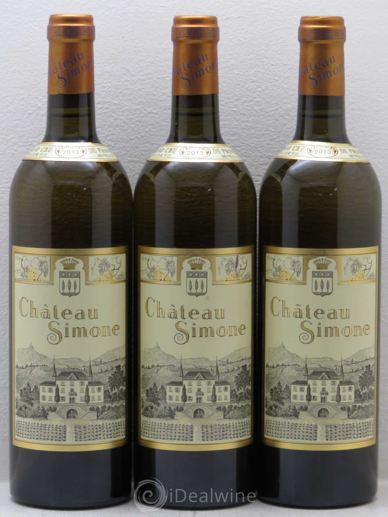 Palette Château Simone Famille Rougier 2013 - Posten von 6 Flaschen - 2