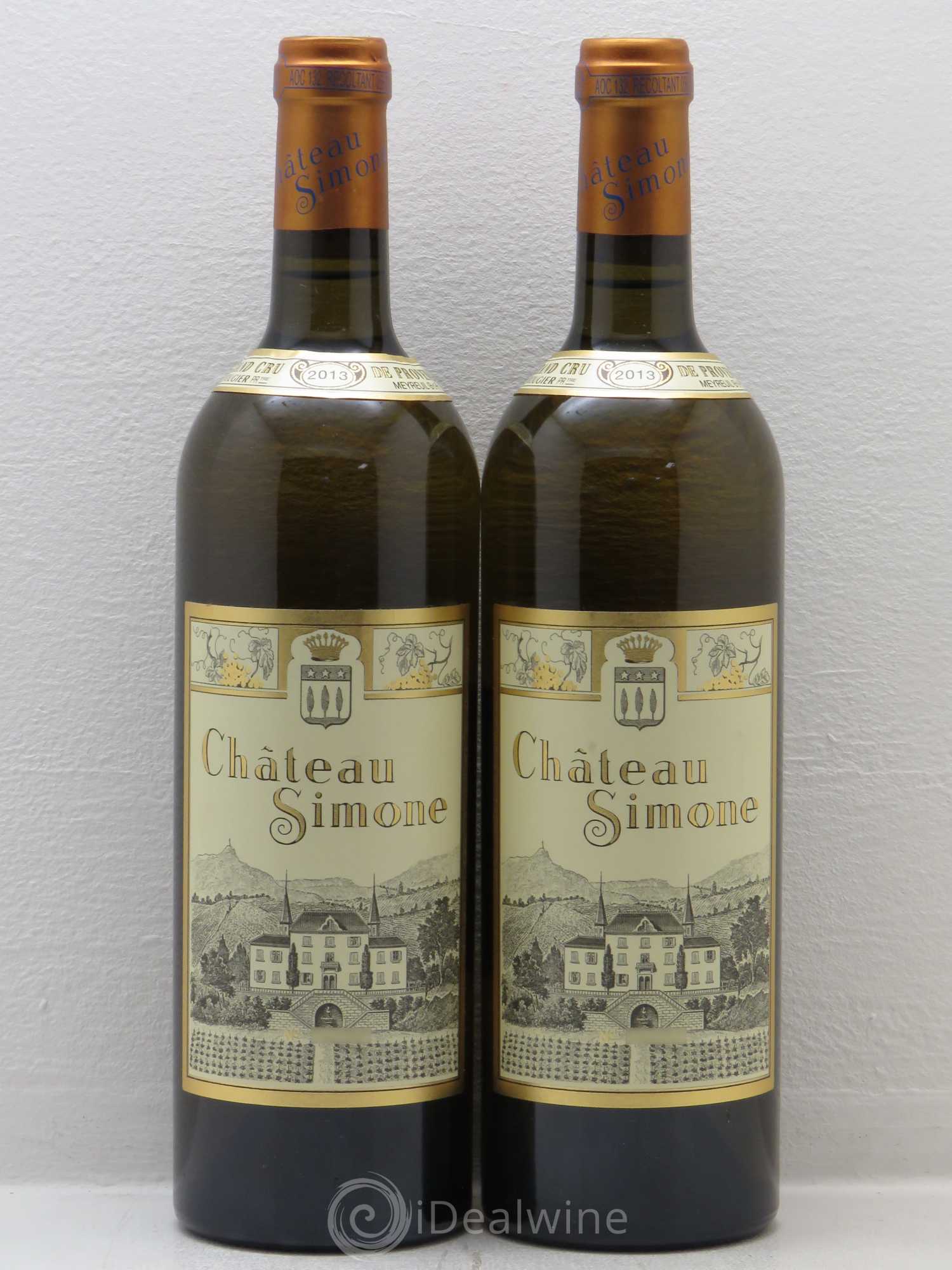 Palette Château Simone Famille Rougier 2013 - Posten von 2 Flaschen - 0
