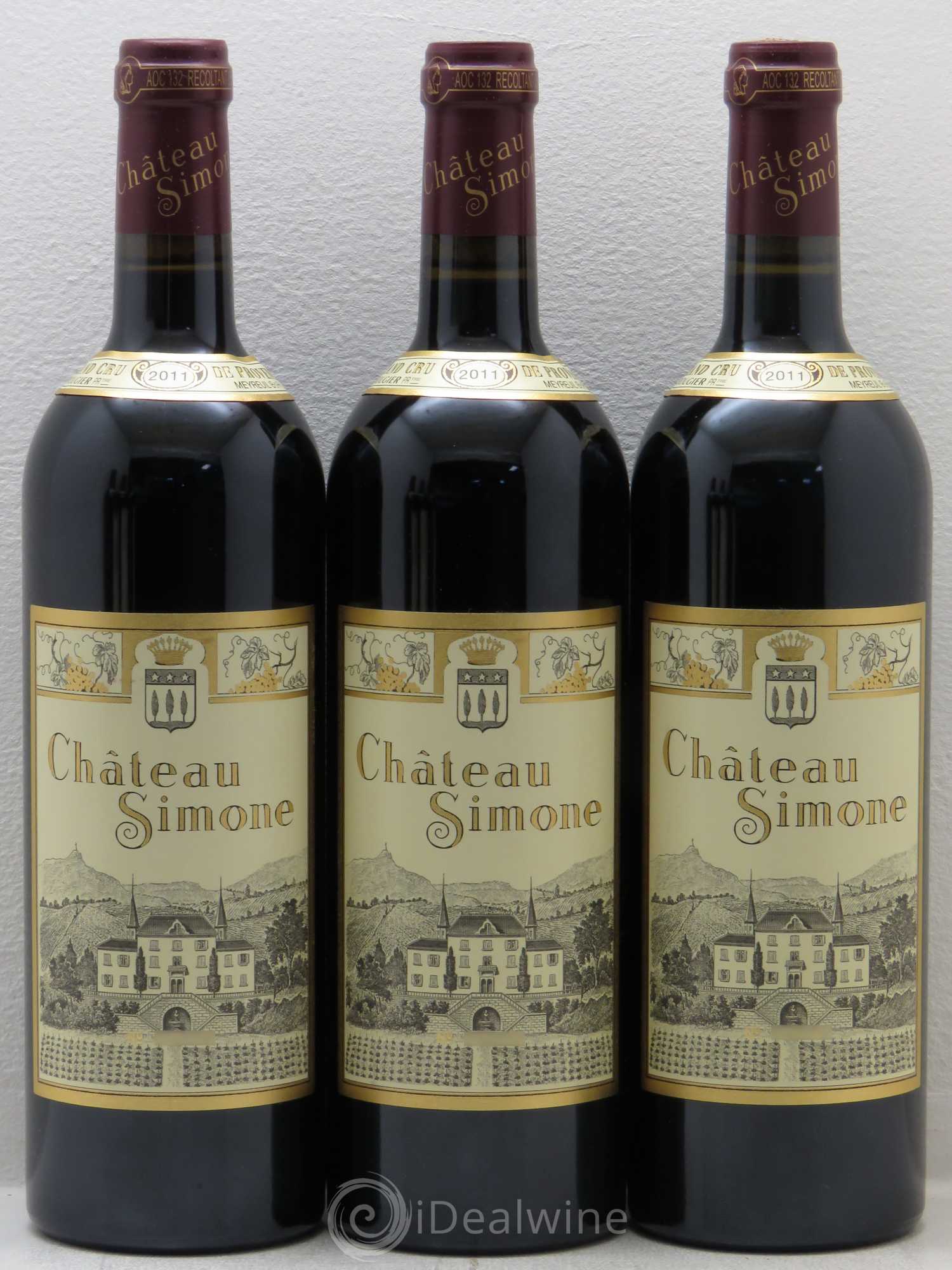 Palette Château Simone Famille Rougier 2011 - Lot de 6 bouteilles - 1