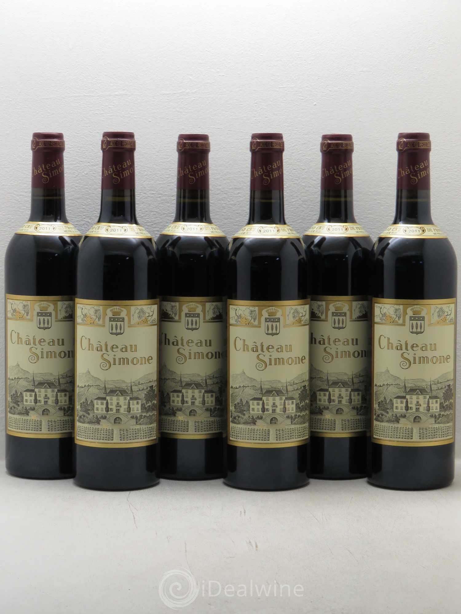 Palette Château Simone Famille Rougier 2011 - Lot de 6 bouteilles - 0