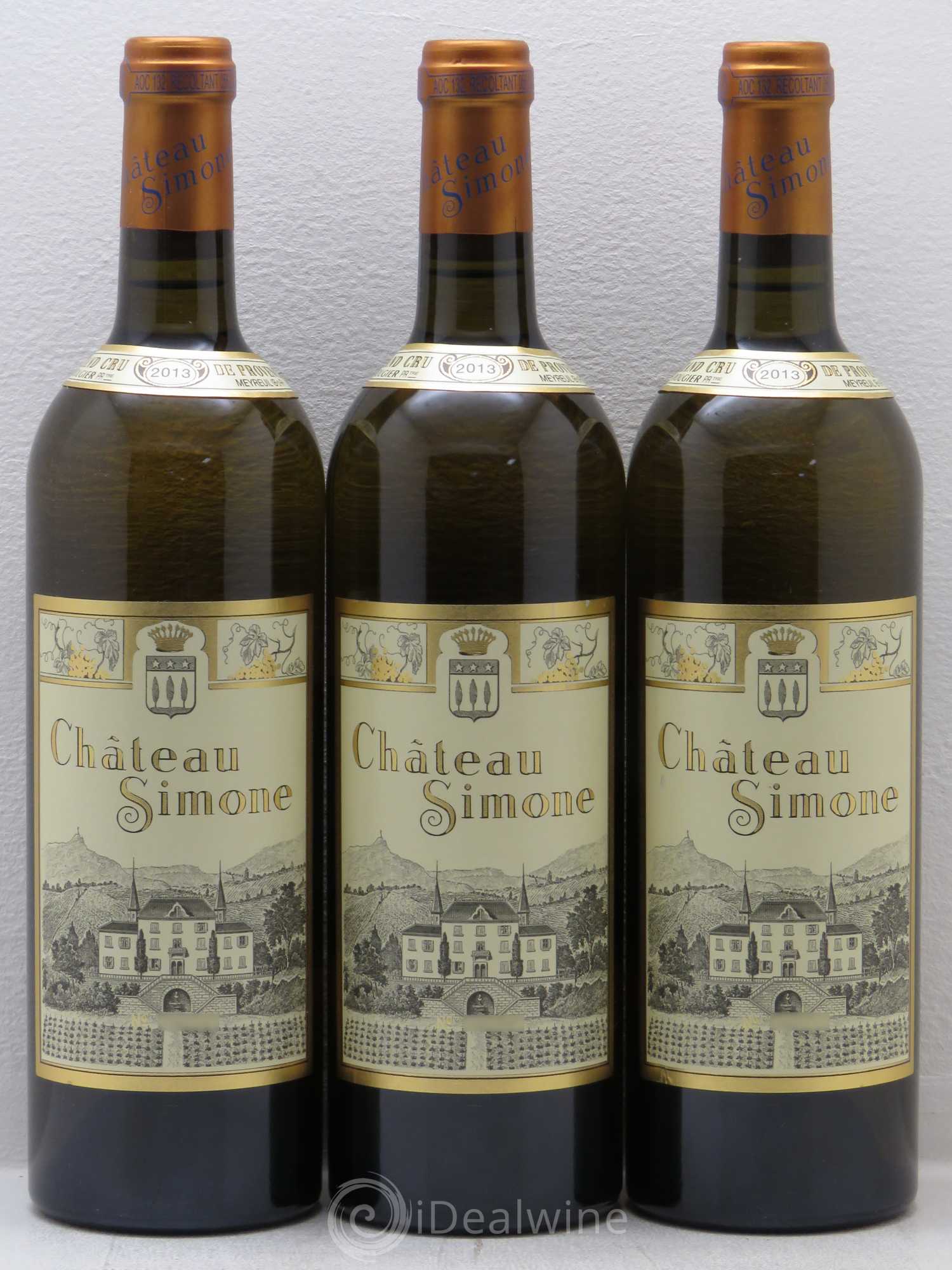 Palette Château Simone Famille Rougier 2013 - Posten von 6 Flaschen - 2