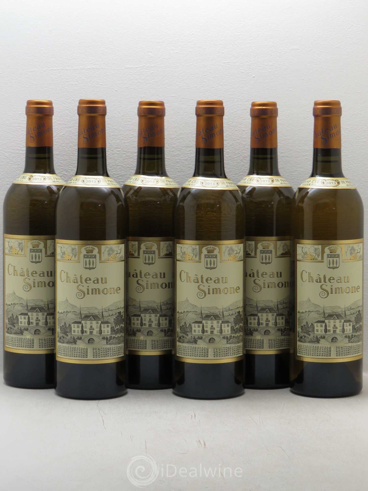 Palette Château Simone Famille Rougier 2013 - Posten von 6 Flaschen - 0