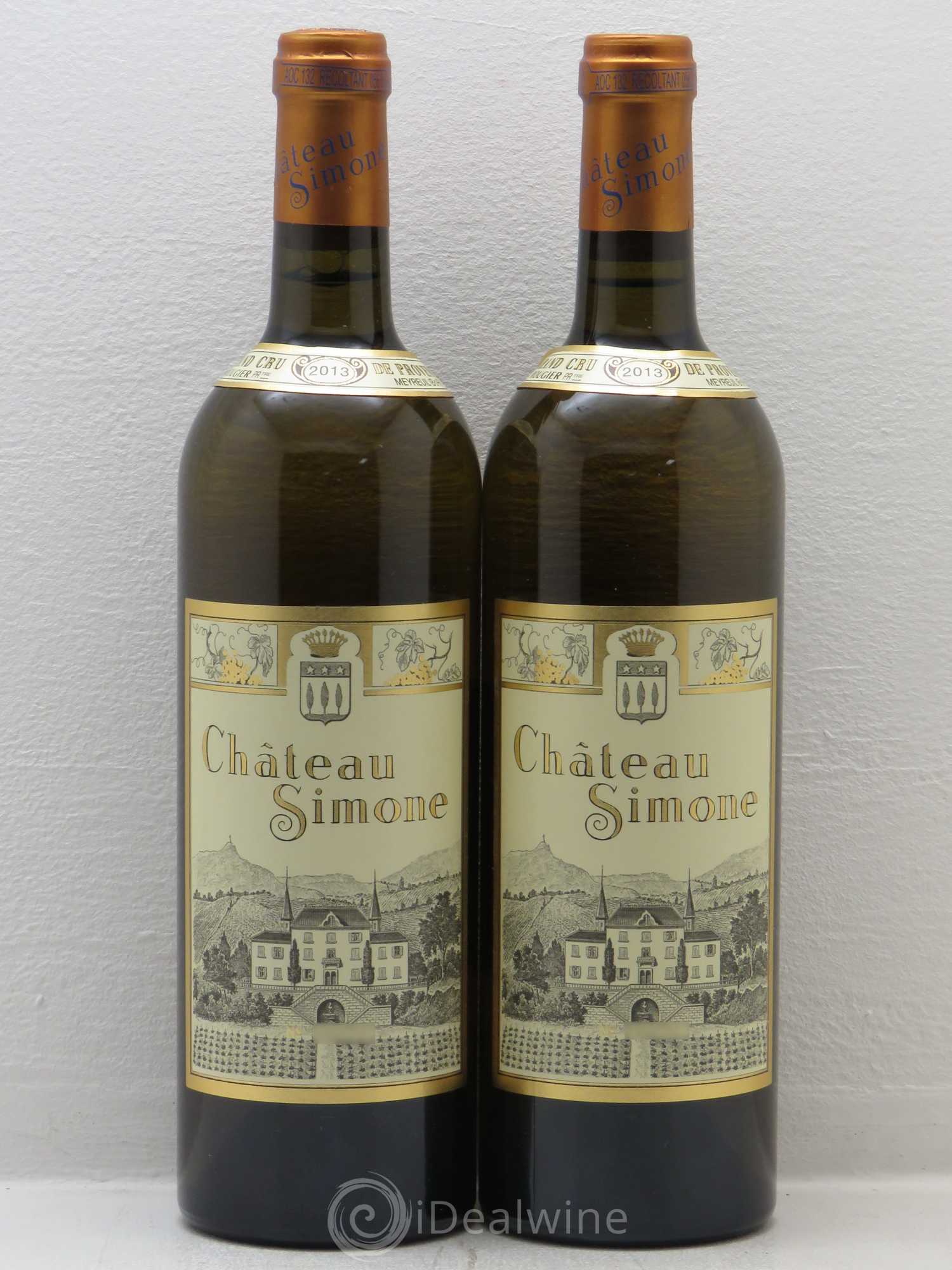 Palette Château Simone Famille Rougier 2013 - Posten von 2 Flaschen - 0