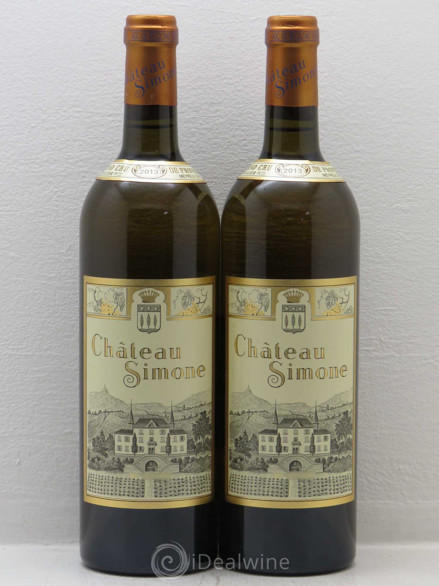 Palette Château Simone Famille Rougier 2013 - Posten von 2 Flaschen - 0