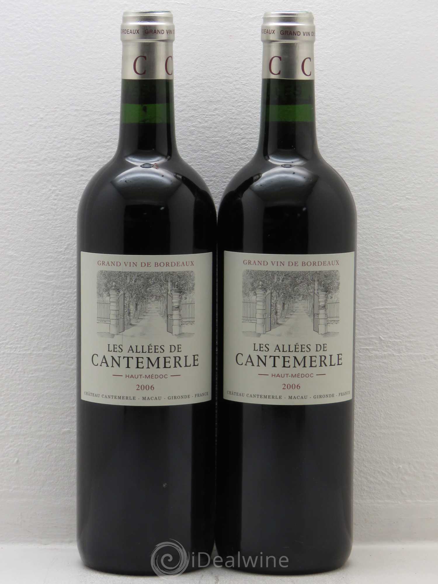 Allées de Cantemerle Second Vin 2006 - Lot de 2 bouteilles - 0