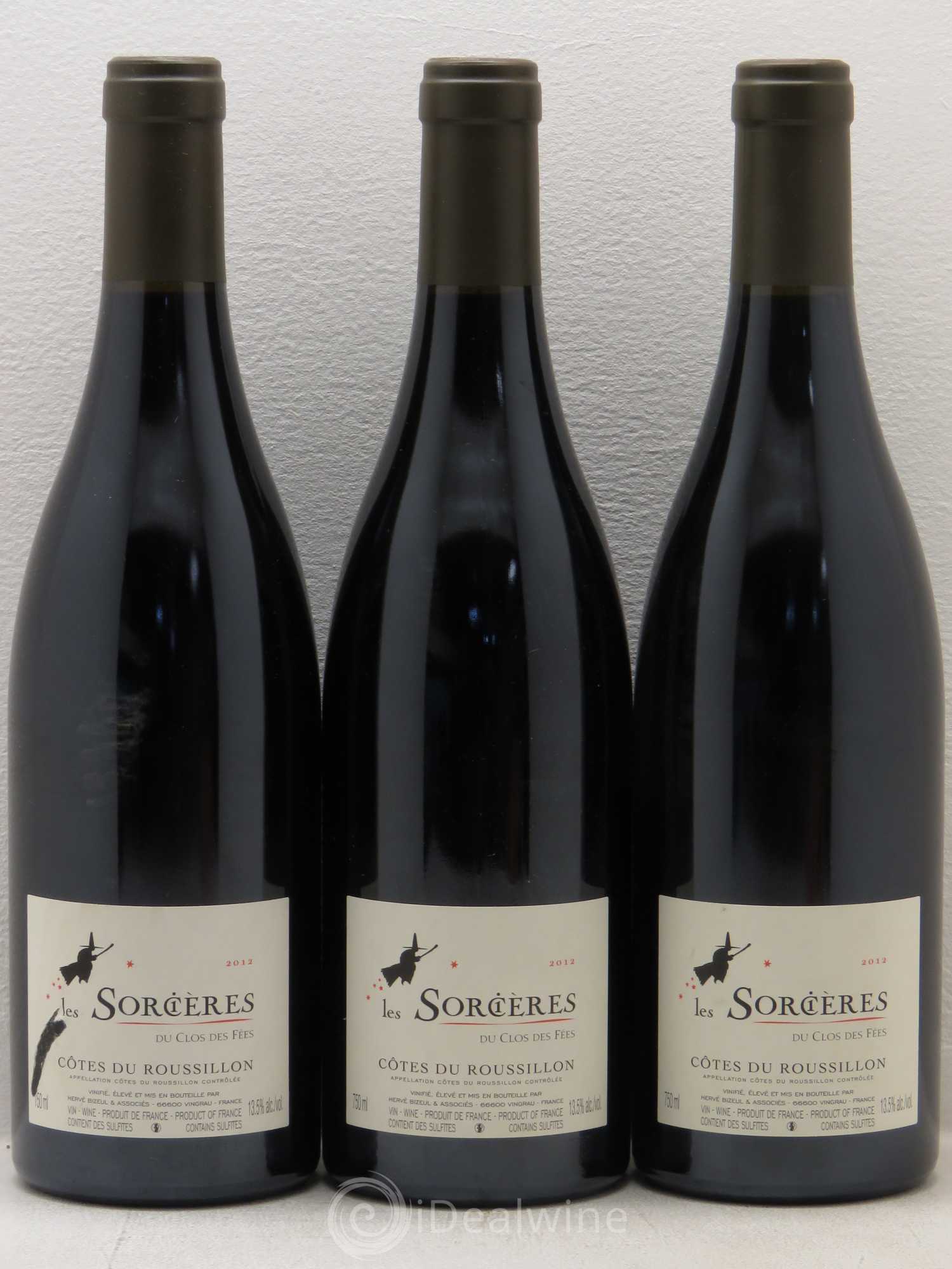 Côtes du Roussillon Clos des Fées Les Sorcières Hervé Bizeul 2012 - Lot de 6 bouteilles - 2