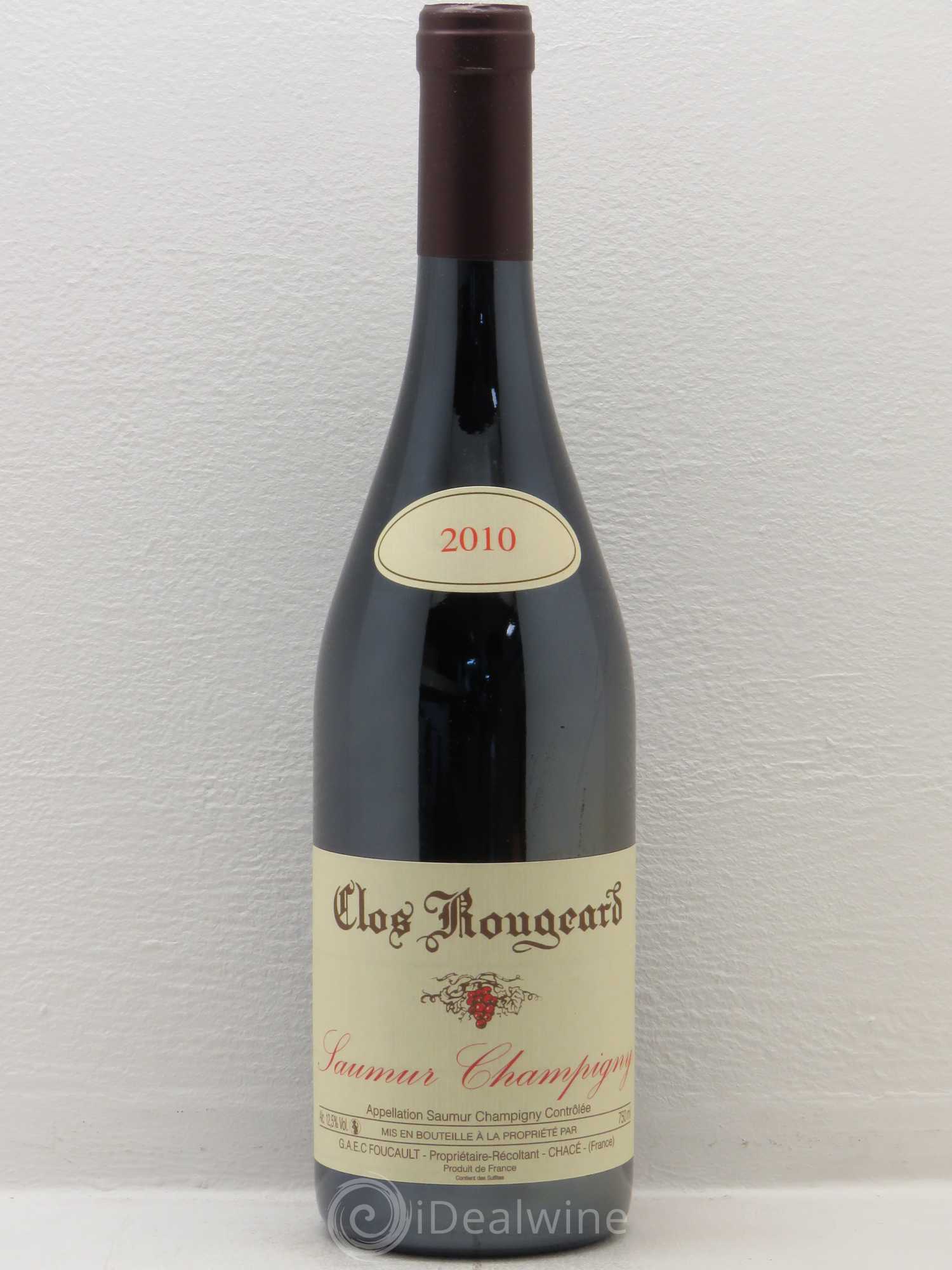 Saumur-Champigny Clos Rougeard (sans prix de réserve) 2010 - Lot de 1 bouteille - 0