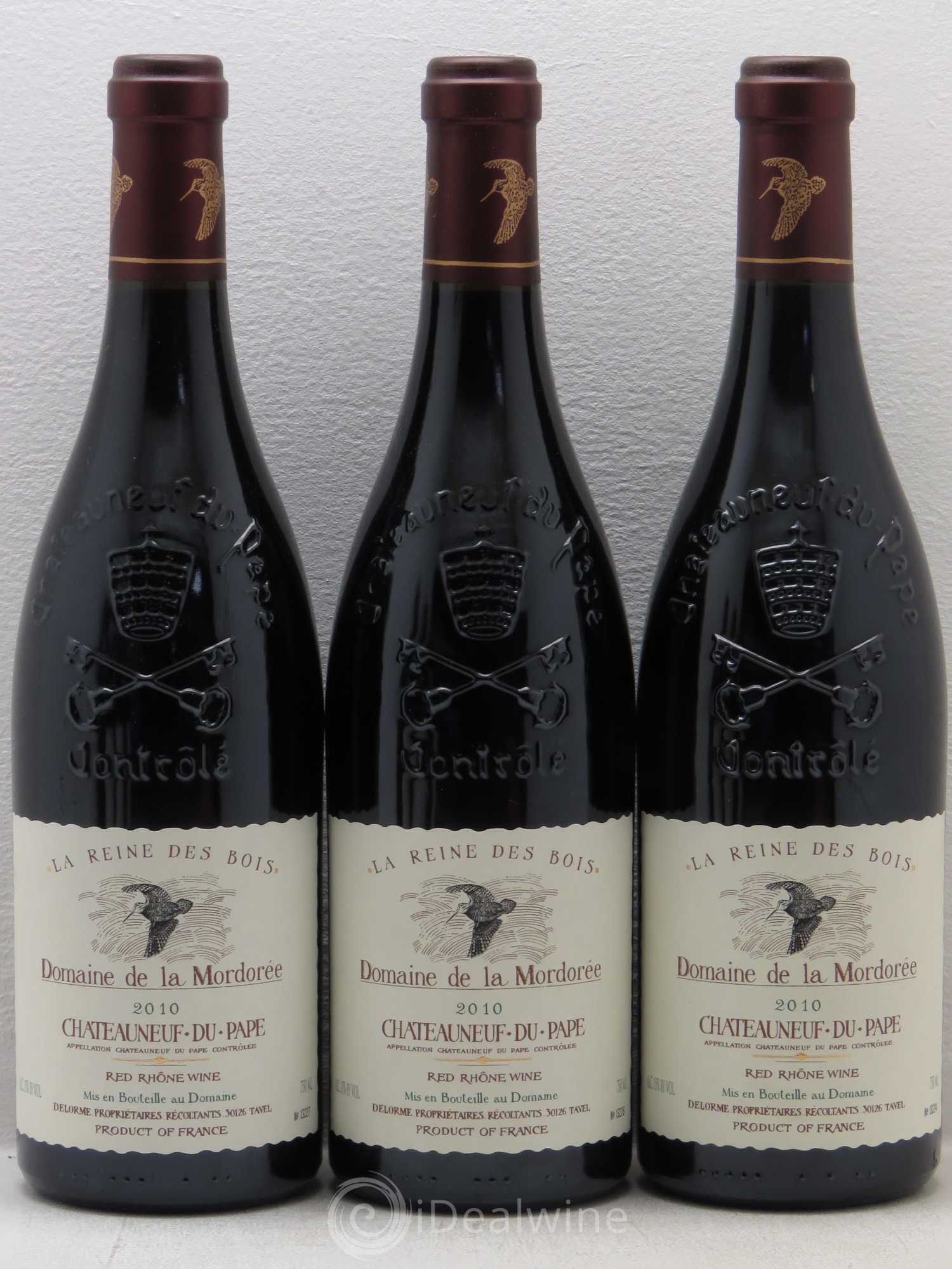 Châteauneuf-du-Pape Domaine de La Mordorée (Domaine de) La Reine des Bois 2010 - Lotto di 6 bottiglie - 1