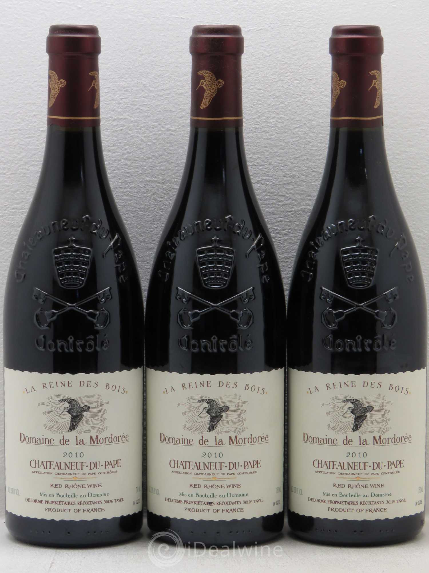 Châteauneuf-du-Pape Domaine de La Mordorée (Domaine de) La Reine des Bois 2010 - Lotto di 6 bottiglie - 2
