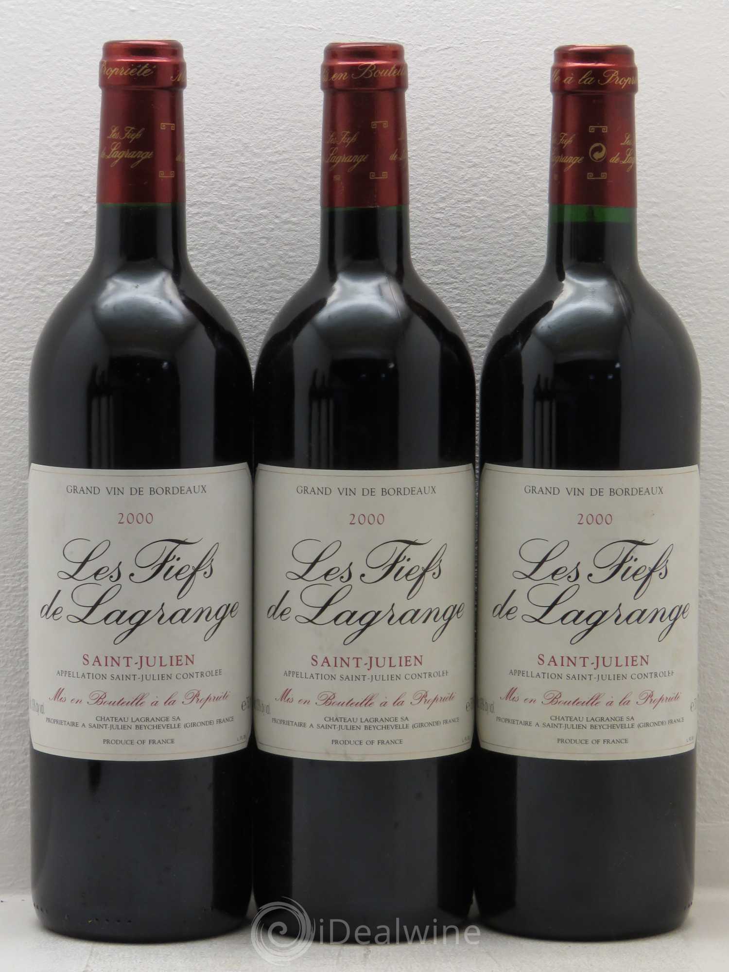 Les Fiefs de Lagrange Second Vin (sans prix de réserve) 2000 - Lot de 6 bouteilles - 1